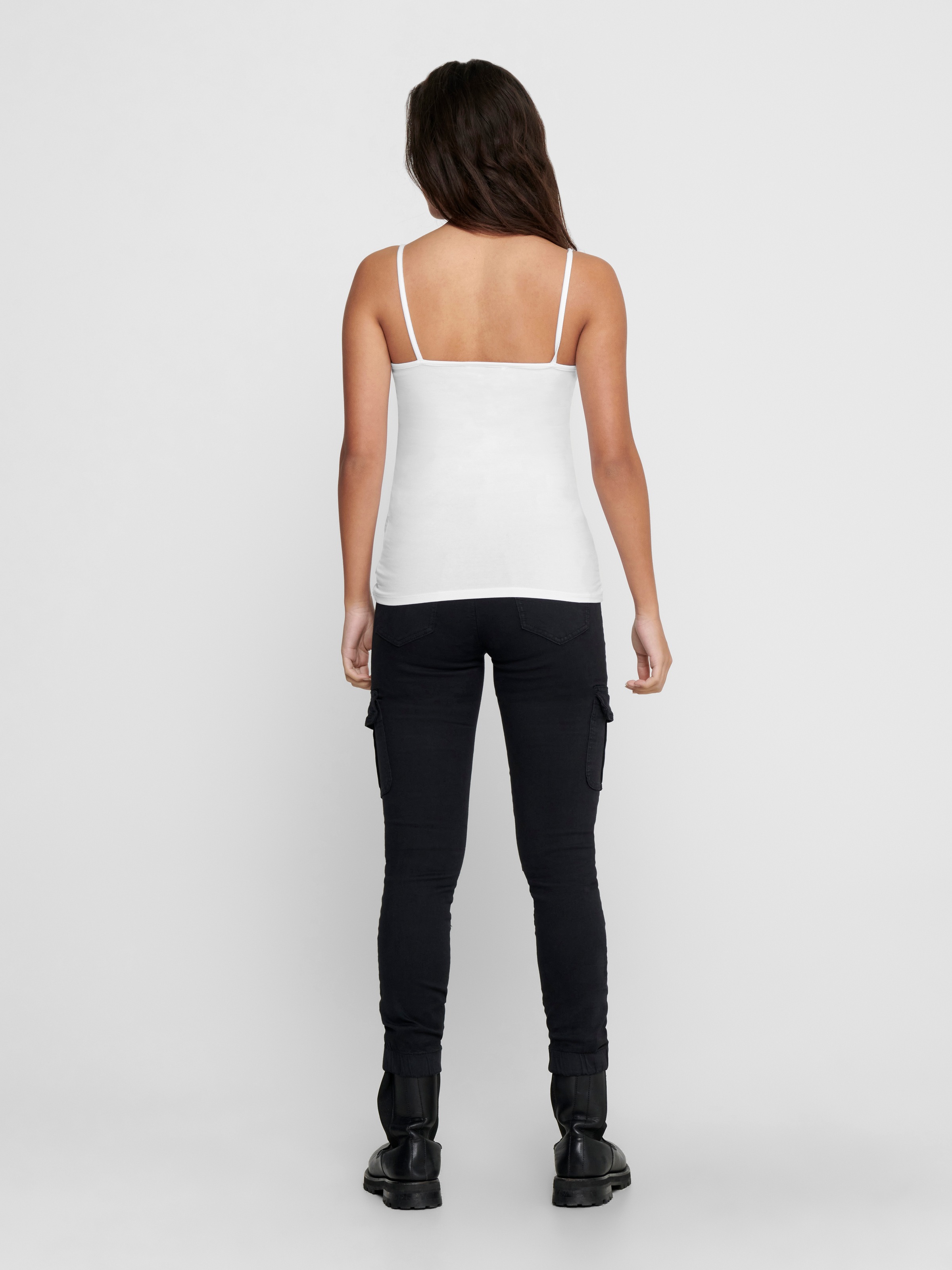 Thumbnail - ONLY Spaghettitop "ONLLOVE – Spaghettitops im Doppelpack mit elastischem Tragekomfort", 2 Stk. regular fit, modisch, Jer...