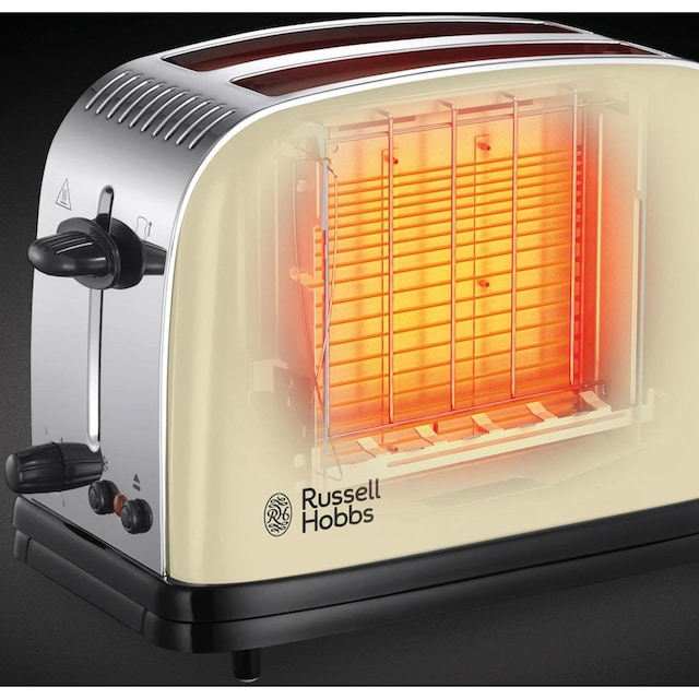 RUSSELL HOBBS Toaster »Colours Plus+ Classic Cream 23334-56«, 2 kurze  Schlitze, 1670 W online kaufen | BAUR