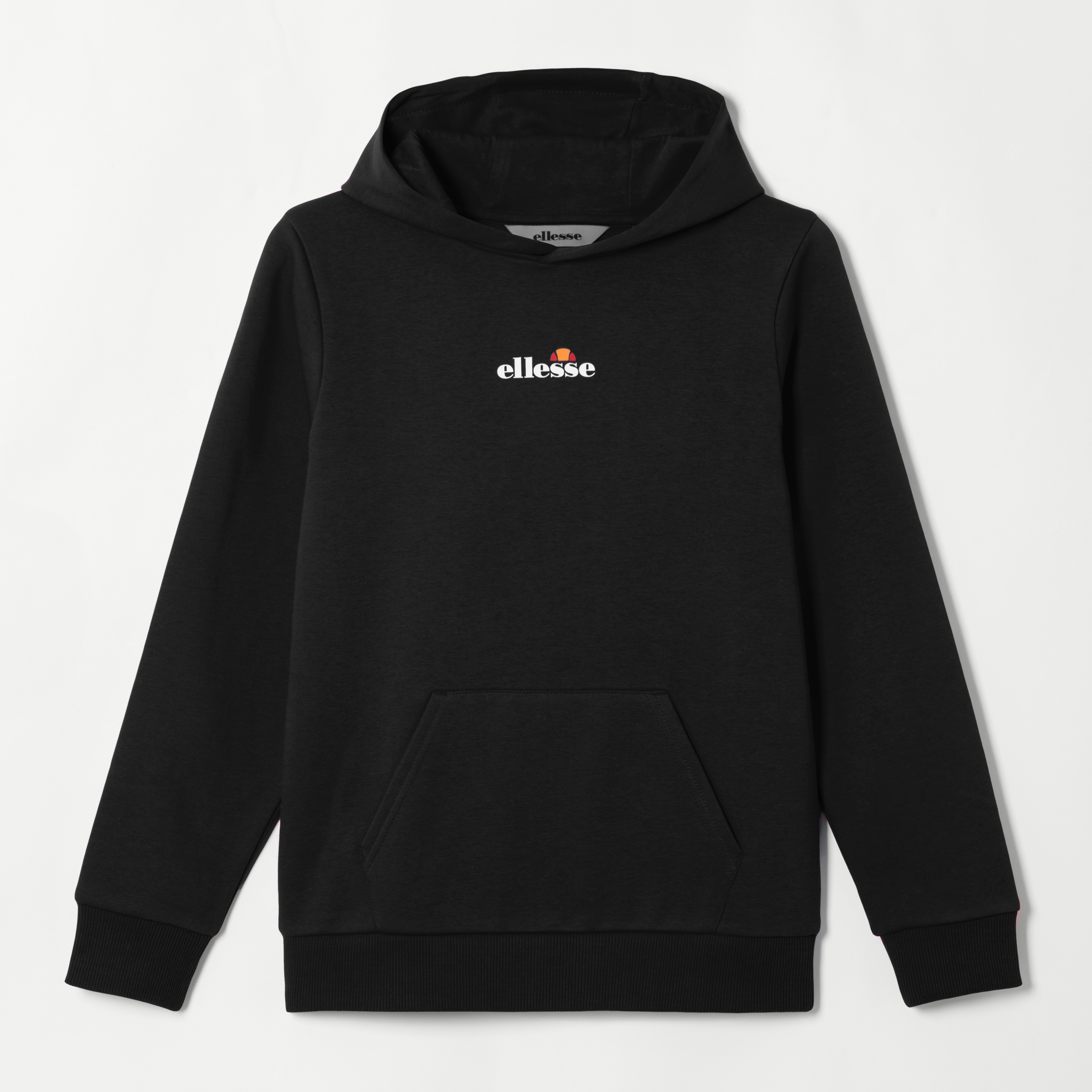 Ellesse Kapuzensweatshirt, mit Baumwolle und Polyester, Langarm-Ausführung, gerader Abschluss