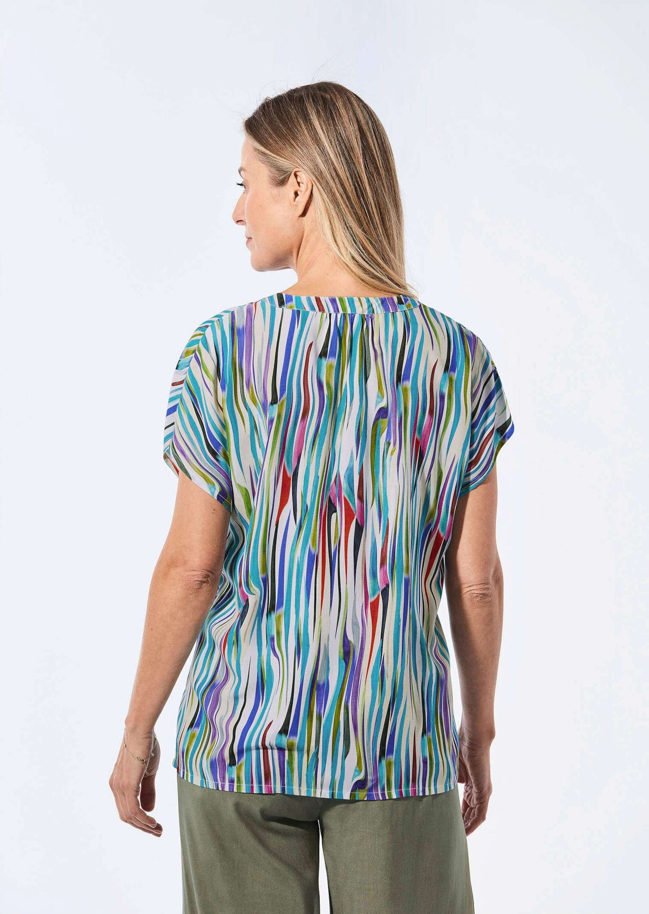 GOLDNER Schlupfbluse »Bluse Bluse mit Tunika Ausschnitt«