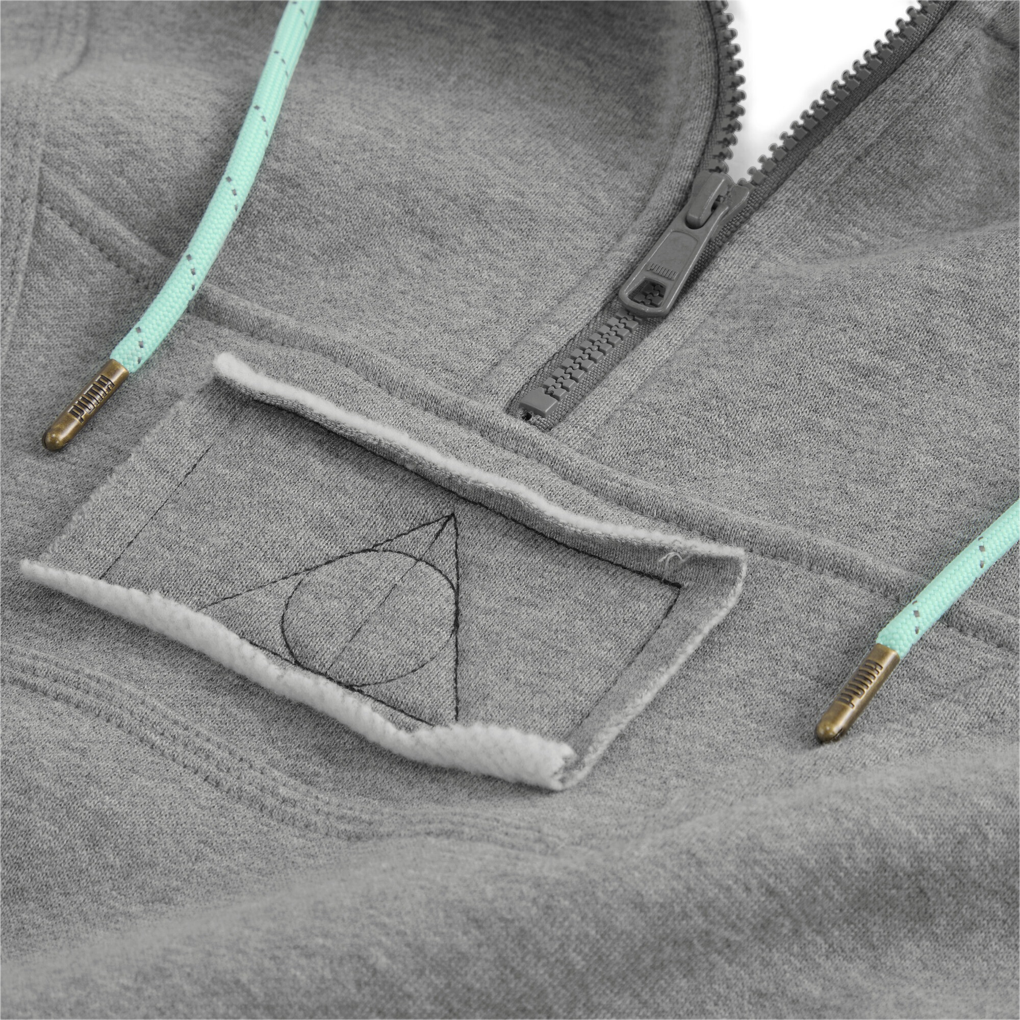 PUMA Hoodie »PUMA HOOPS x HARRY POTTER™ Top mit kurzem Reißverschluss Damen«