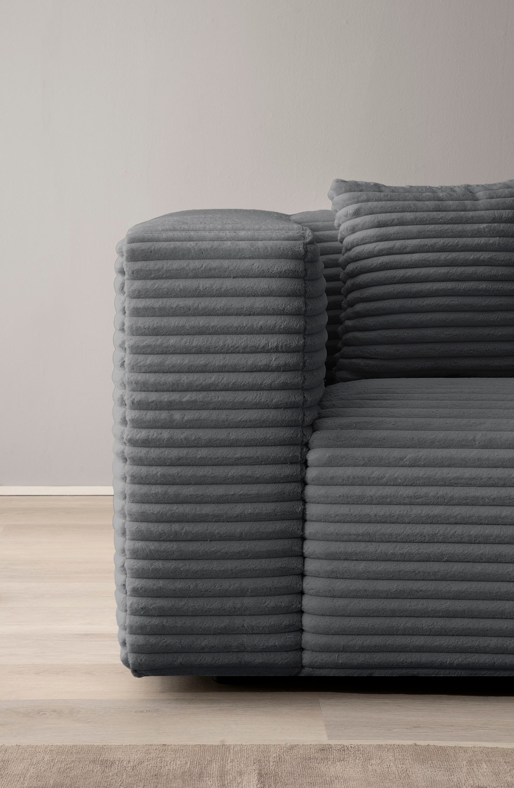 andas 3-Sitzer »BAKELS, Couch in Cord oder Boucle-Stoff, Sofa im modernen Design«, bequemer Sitzkomfort,in 2 Stoffen und 8 Farben lieferbar