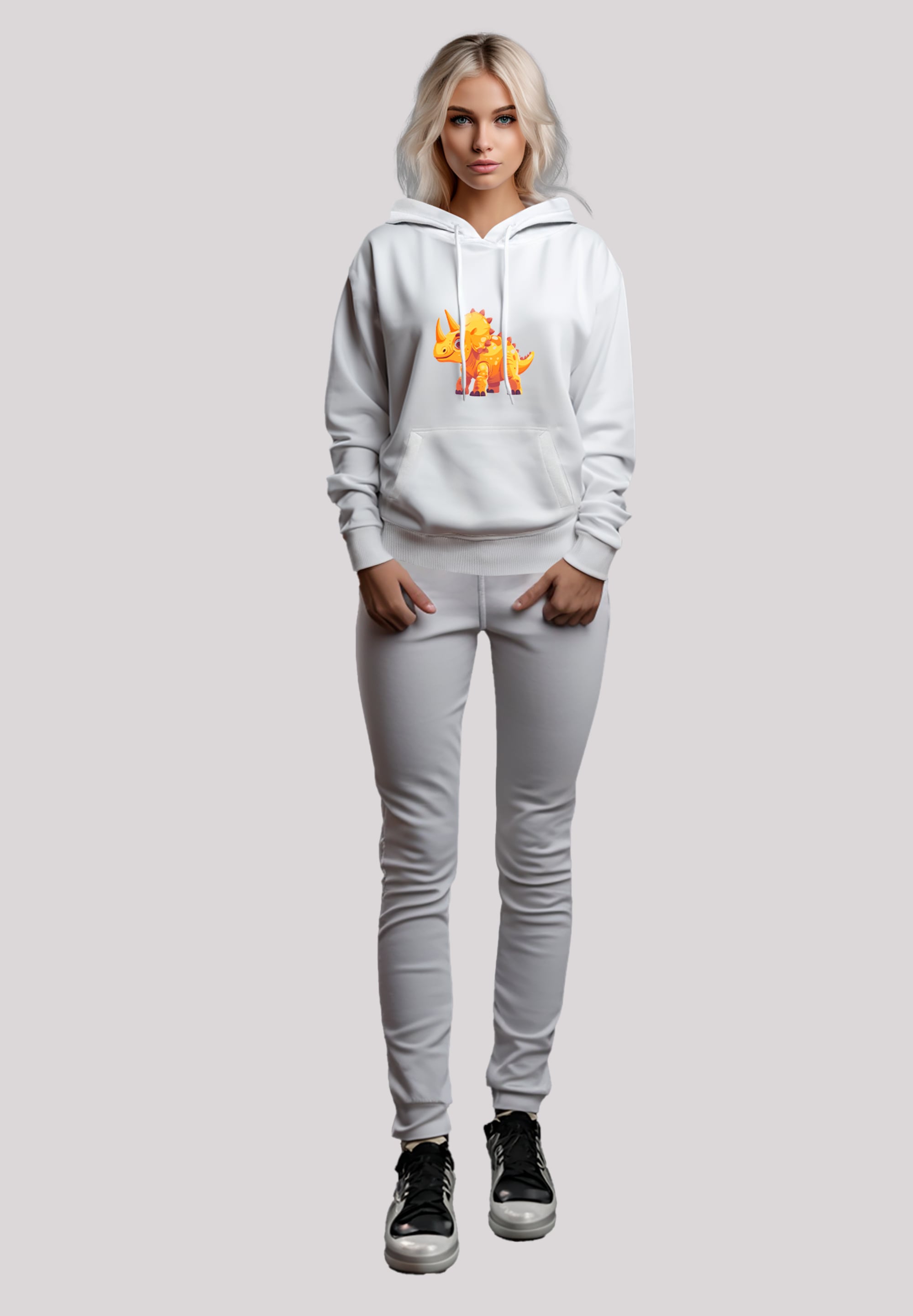 F4NT4STIC Kapuzenpullover »Süßer Triceratops Dinosaurier«, Premium Qualität