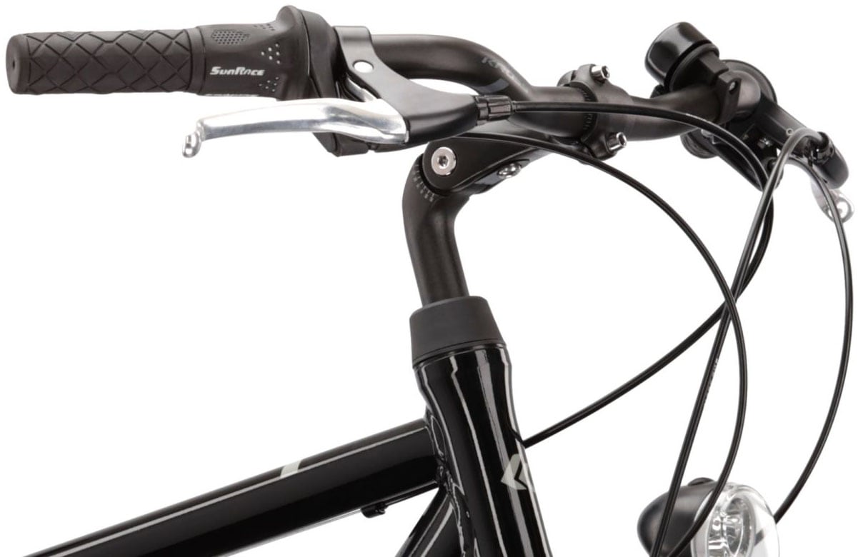 Kross Trekkingrad »KROSS Trekkingrad Trans 1.0 28" schwarz«, 21 Gang, RDM41 Schaltwerk, Kettenschaltung