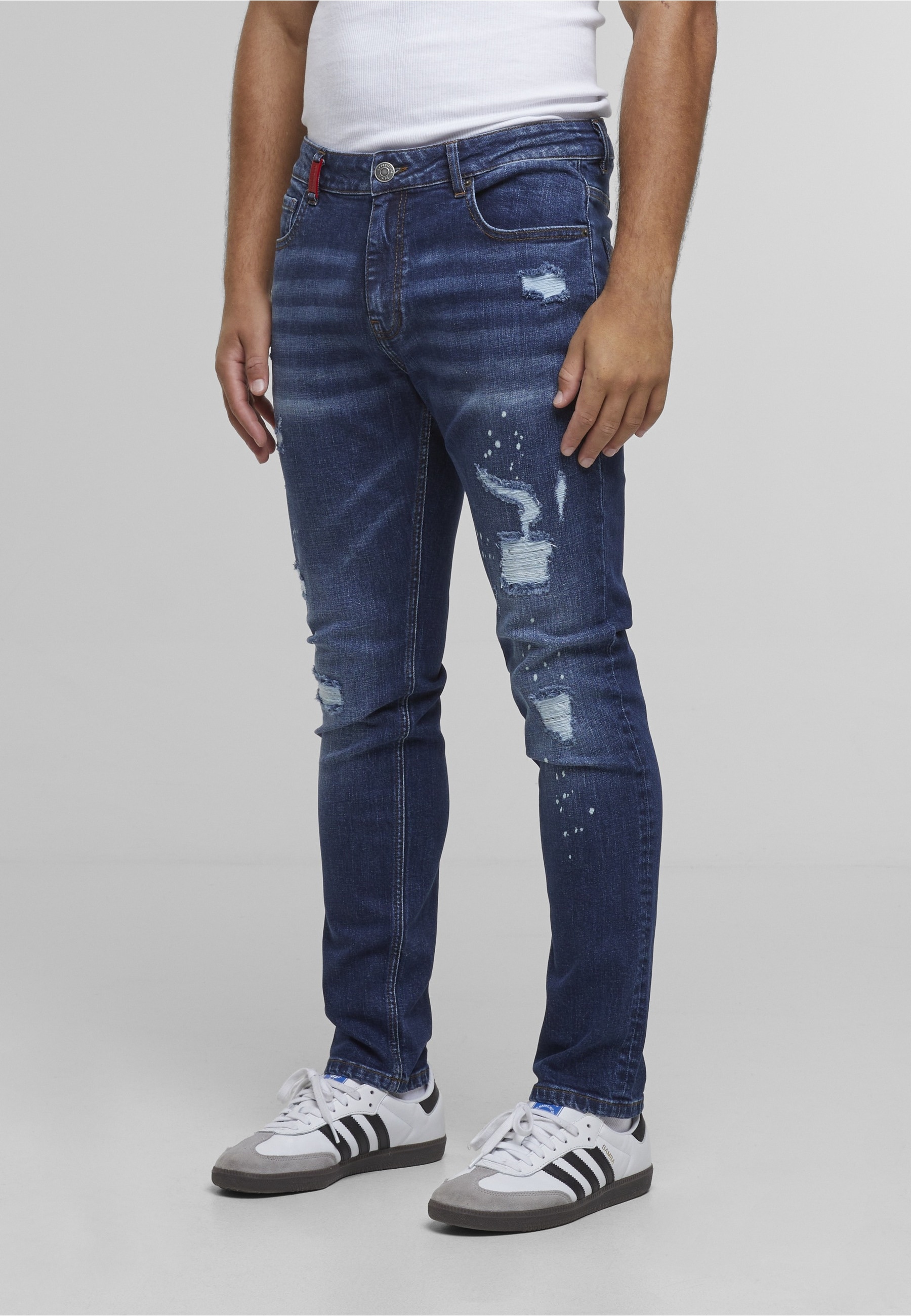 2Y Premium Bequeme Jeans »2Y Premium 2Y EMILIO RIPPED SLIM FIT JEANS«