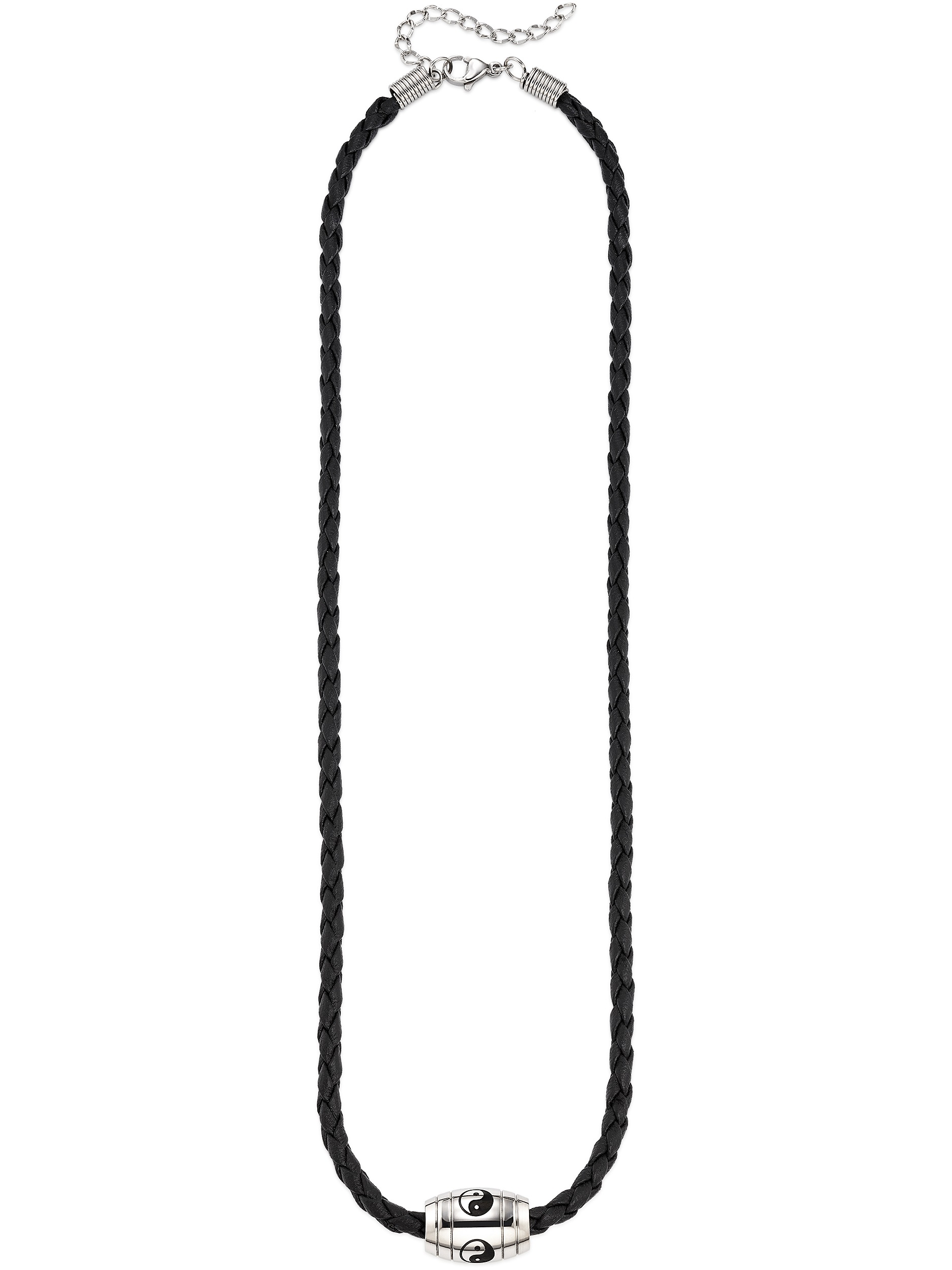 Bruno Banani Kette mit Anhänger »Lederkette Ying und Yang«