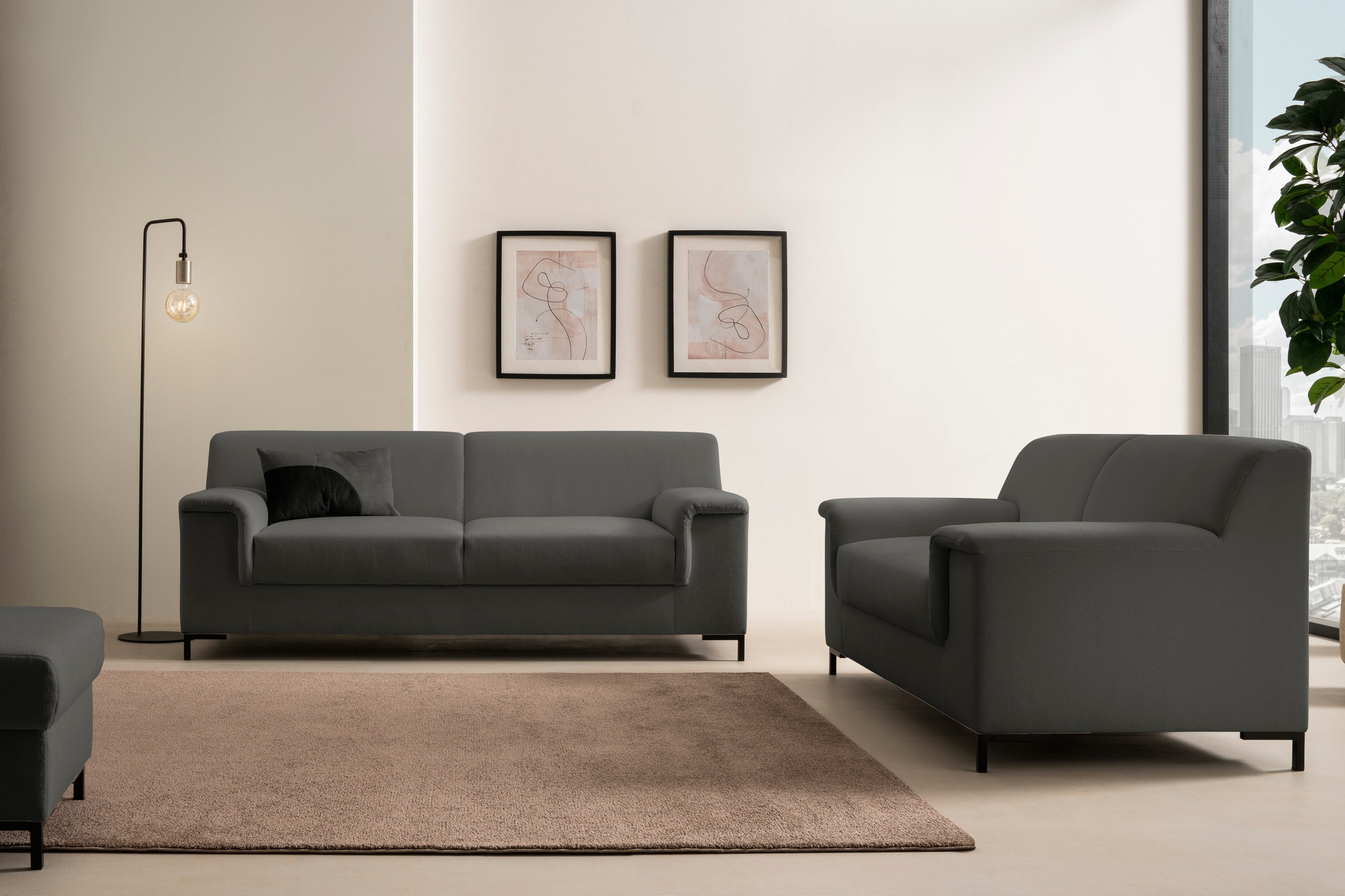 Home affaire Polstergarnitur "Jamie 2, auch in Cord, Set: bestehend aus 1,5 günstig online kaufen