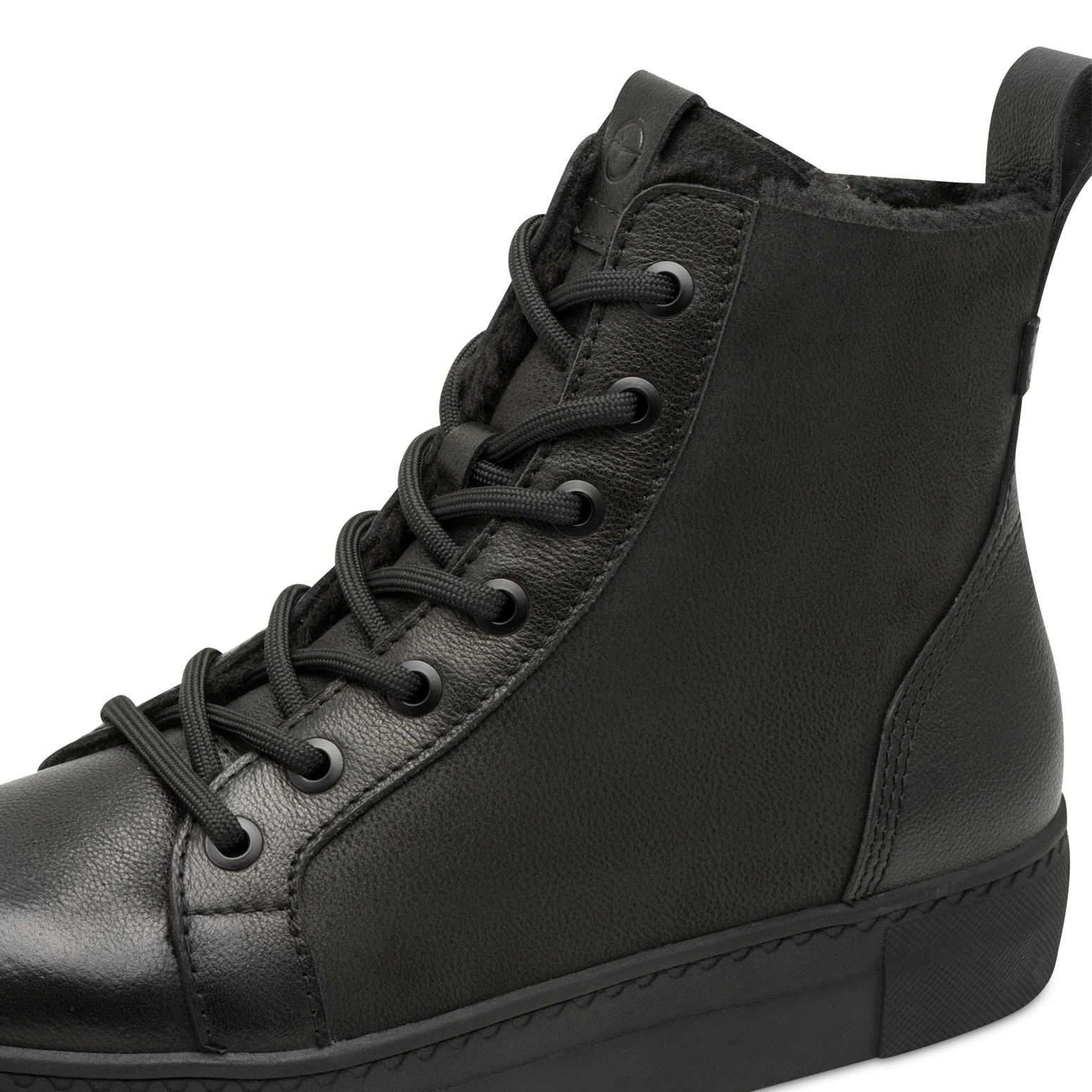 Tamaris Winterboots, Plateau, Schnürboots, Stiefelette, T-Logoaufnäher an der Schuhzunge