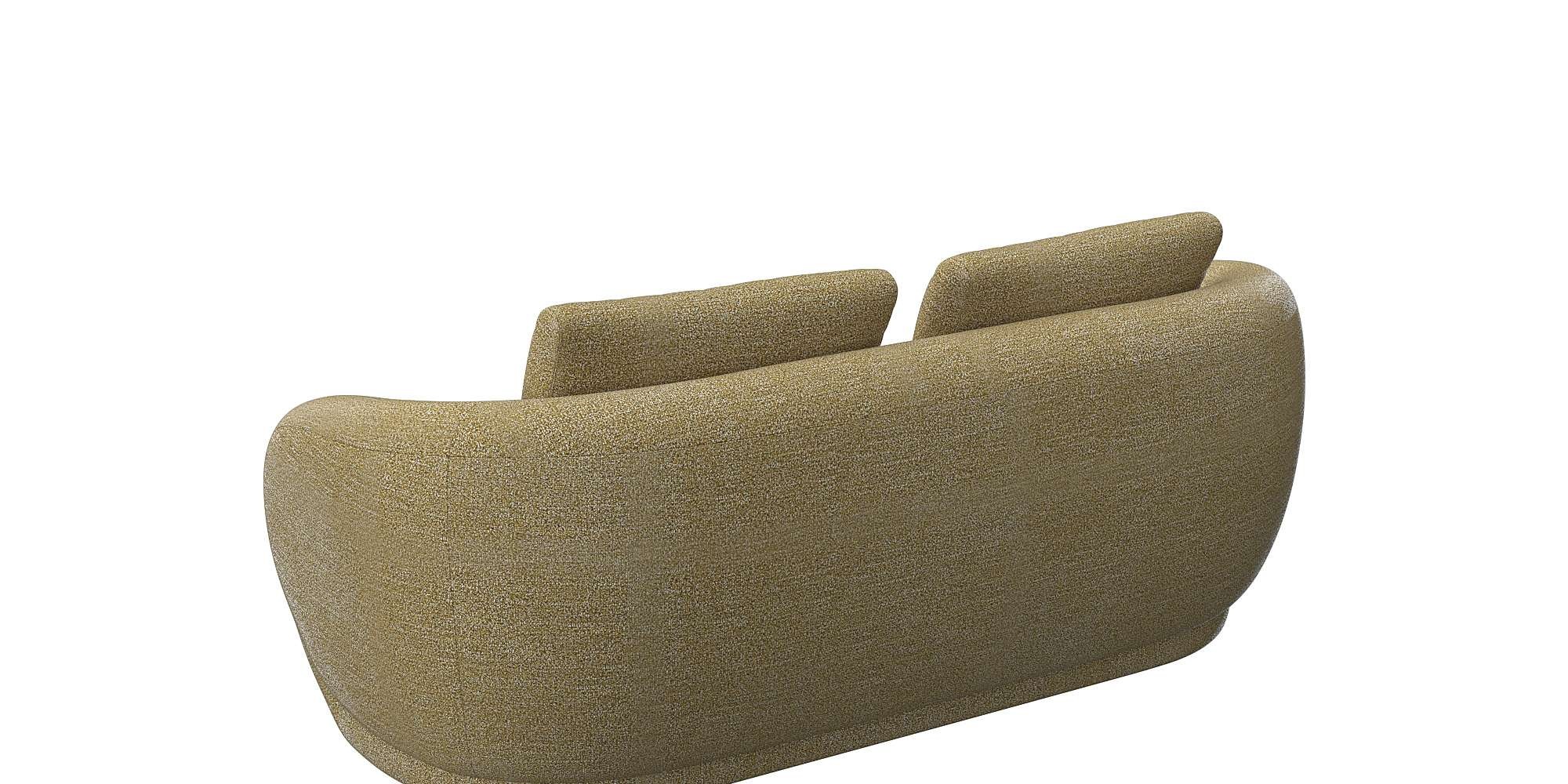 FLEXLUX 2,5-Sitzer »Torino, rund, Couch, Loveseat,«, Modernes, organisches Sofa-Design, Kaltschaum, Wellenunterfederung