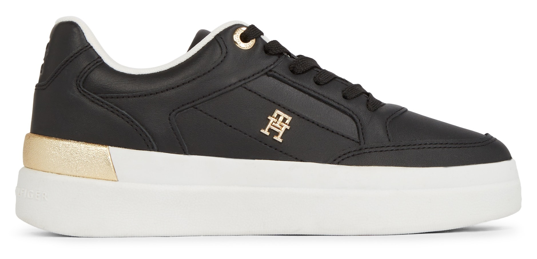 Tommy Hilfiger Plateausneaker "LUX HARDWARE COURT SNEAKER", Plateau, Freize günstig online kaufen