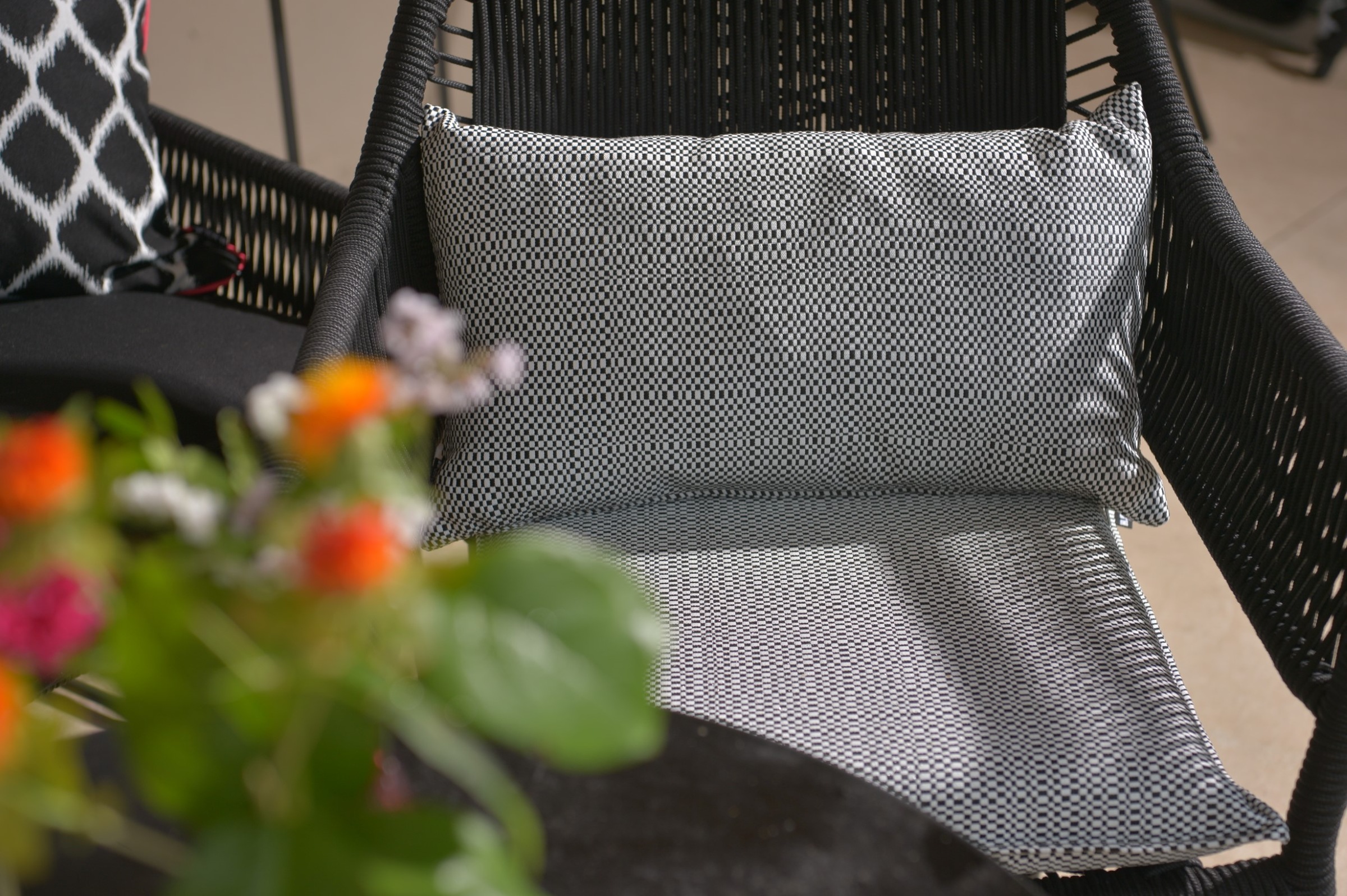 H.O.C.K. Sitzauflage "Brian" Outdoor Sitzkissen, 40x40x6cm, Stuhlkissen, sc günstig online kaufen