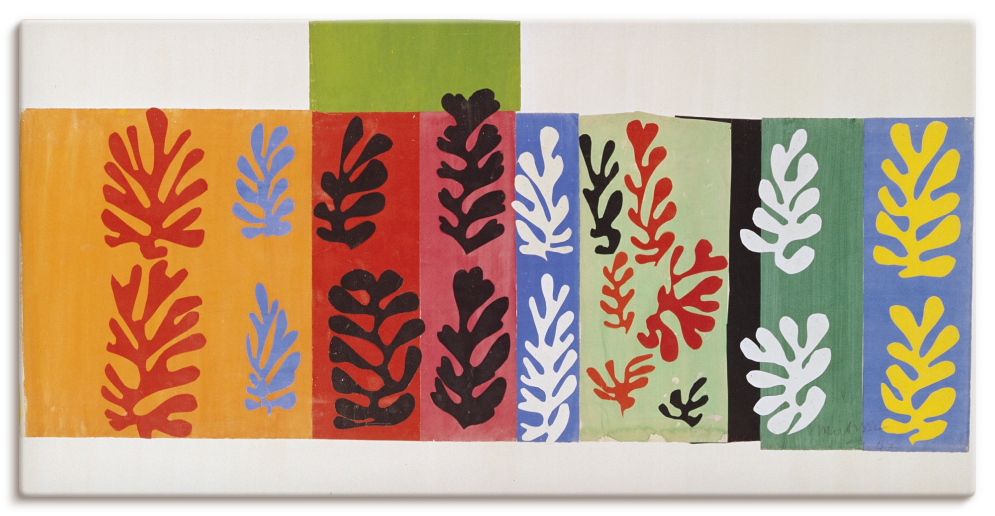 Artland Wandbild "Komposition. 1947" Gegenstandslos 1 Stk. tlg. als Alubild, Leinwandbild, Poster, Wandaufkleber in verschied. Größen