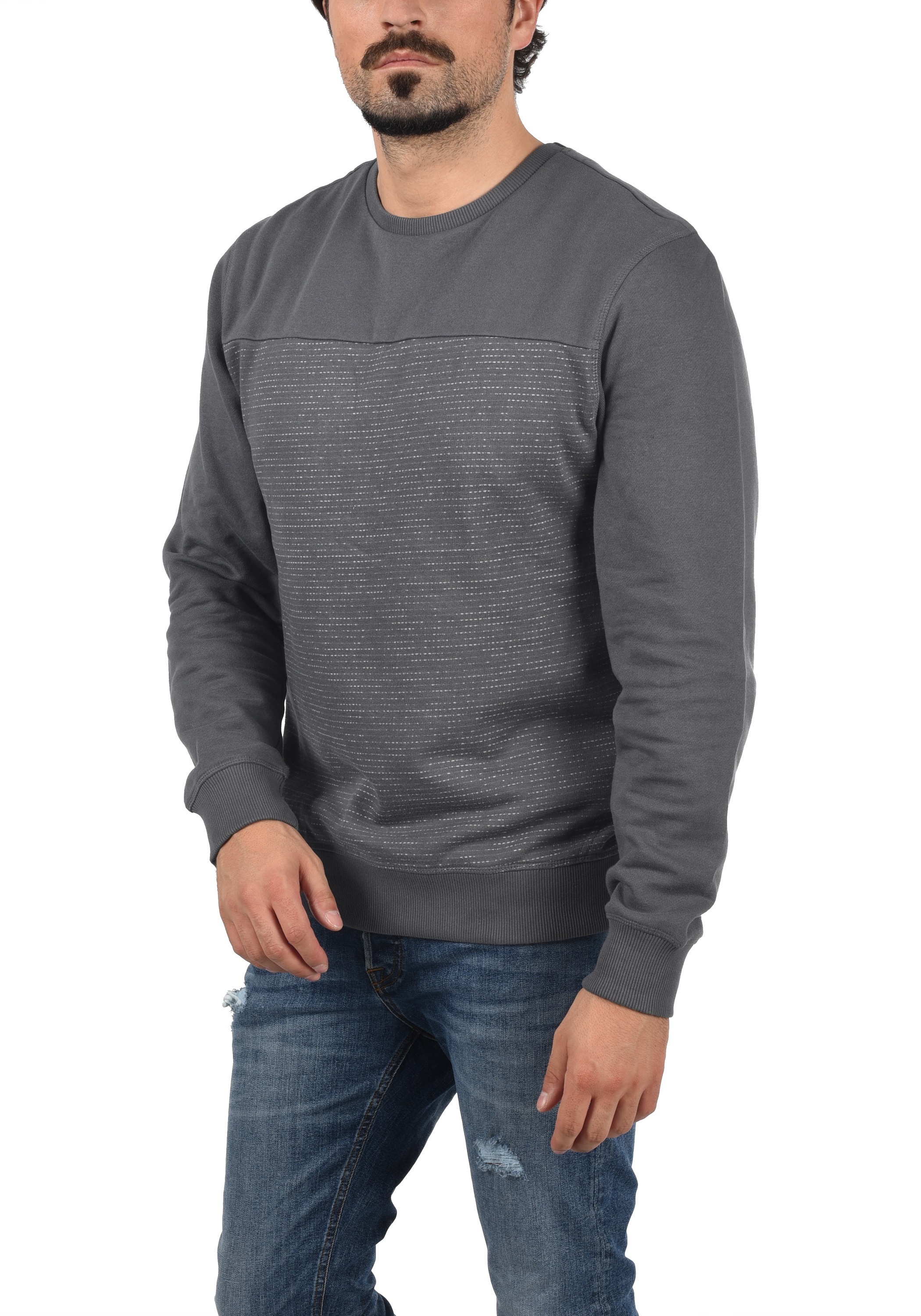 Blend Longpullover "BHTok", Klassisches Sweatshirt mit Rundhalsausschnitt günstig online kaufen