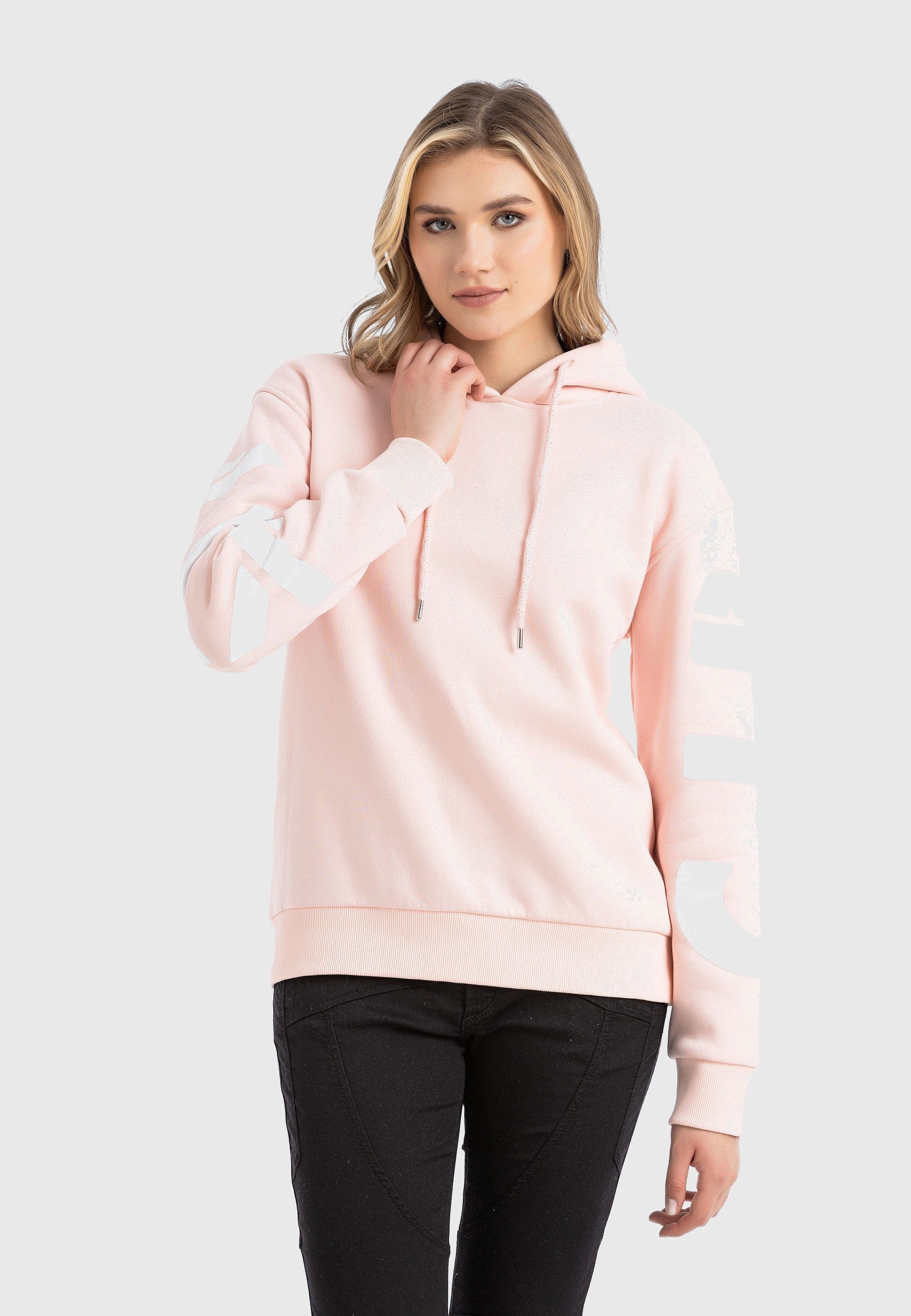 Cipo & Baxx Sweatshirt "HOODIE SWEATSHIRT" 1 Stk. tlg. modisches Design mit günstig online kaufen