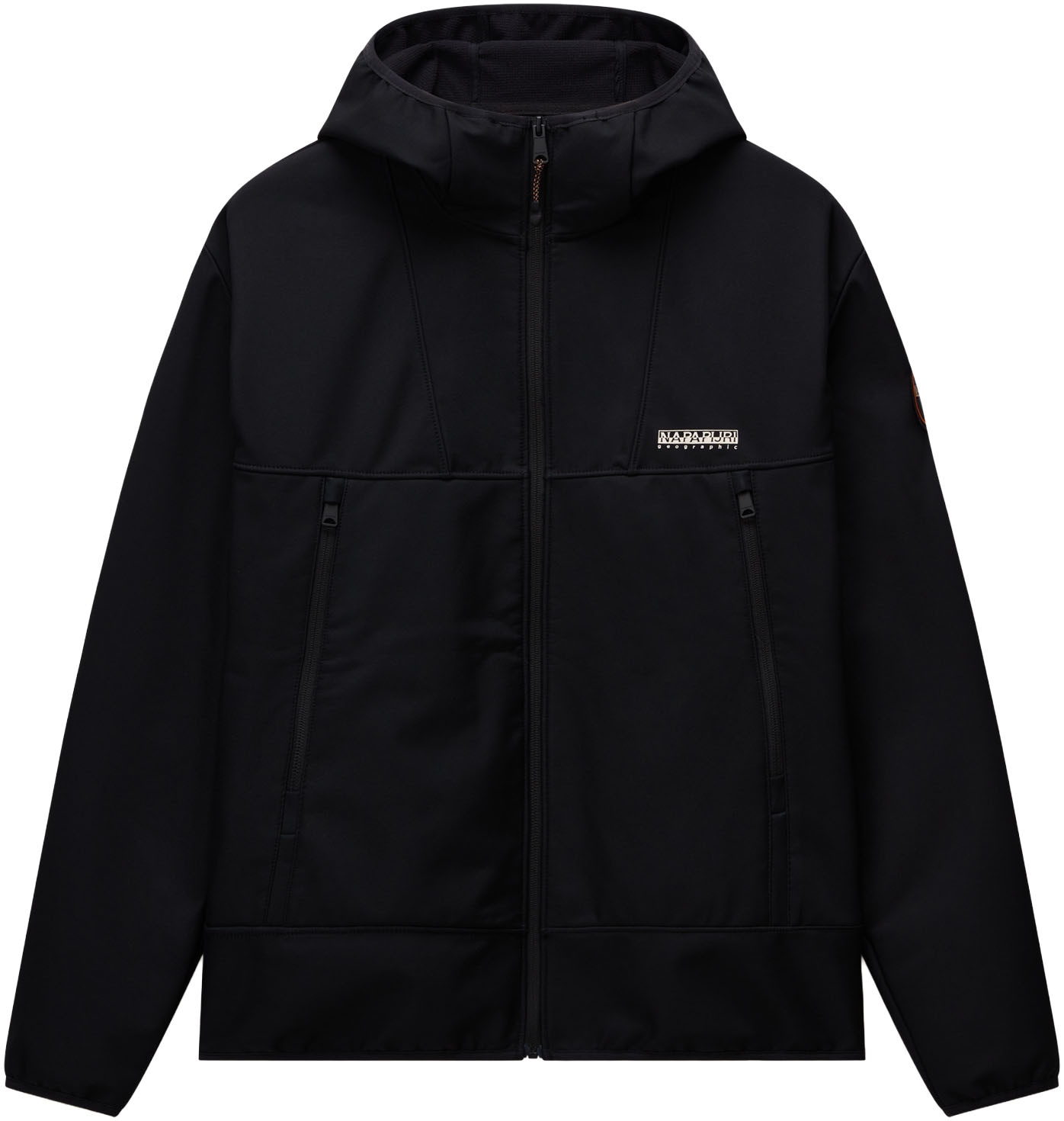 Napapijri Softshelljacke "BIOIS" mit Kapuze mit Kapuze, normale Passform