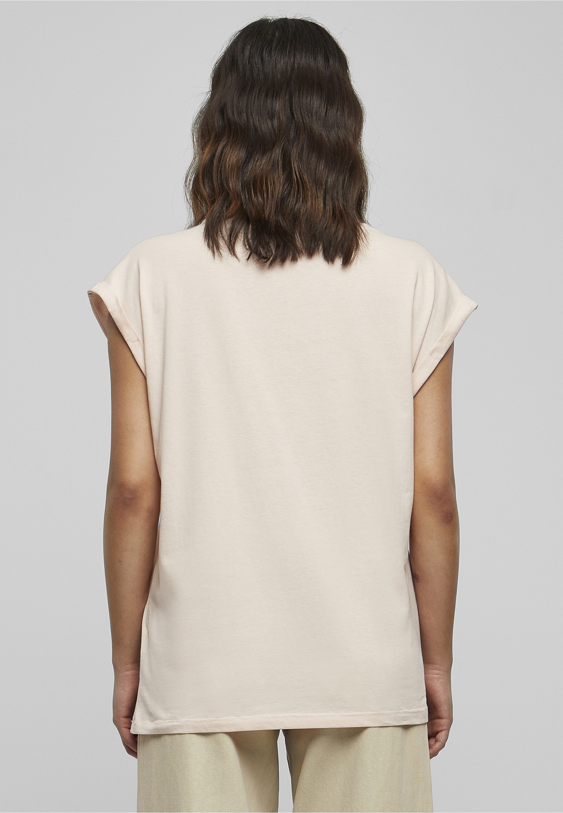URBAN CLASSICS Kurzarmshirt »Urban Classics Damen Ladies Extended Shoulder Tee« 1 Stk.