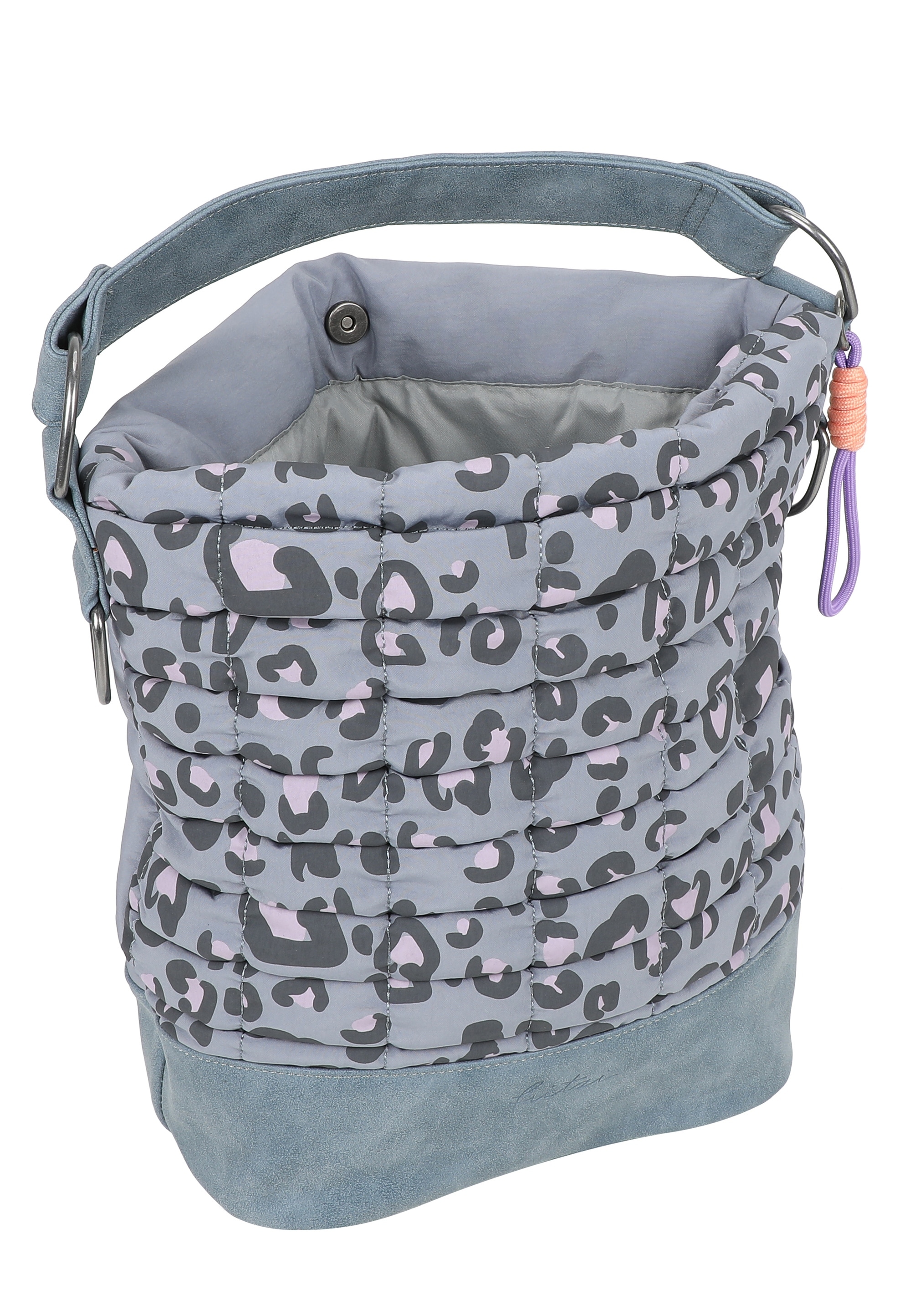 Fritzi aus Preußen Henkeltasche »Leo Bubble Soft Anthra« aus 3D-Bubble Nylon-Material
