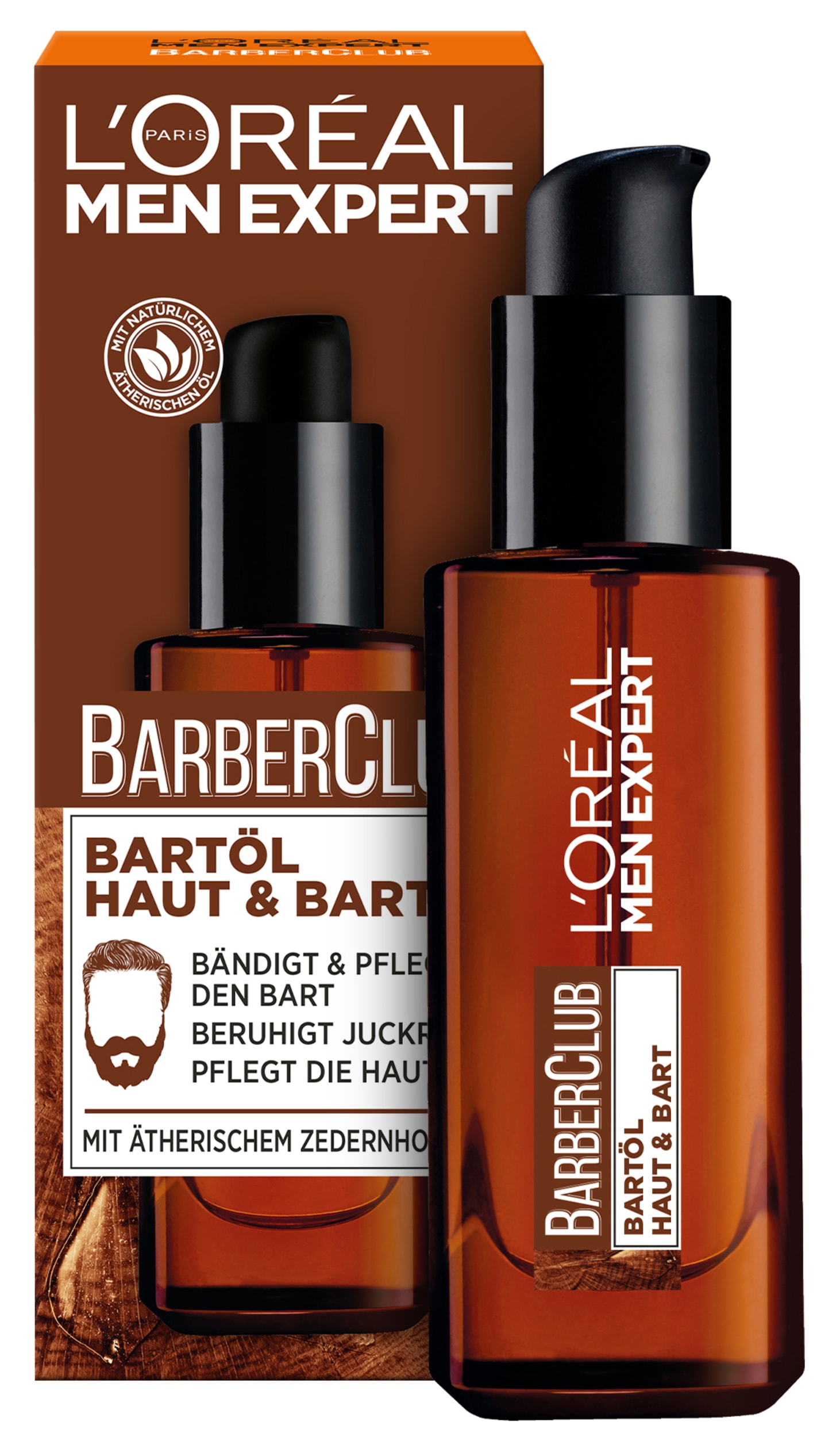 Bartöl »Barber Club«, gepflegter Bart ohne Juckreiz; mit Zedernholzöl