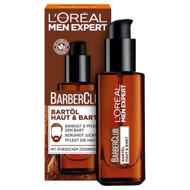 L\'ORÉAL PARIS MEN EXPERT Bartöl »Barber Club«, gepflegter Bart ohne  Juckreiz; mit Zedernholzöl kaufen | BAUR