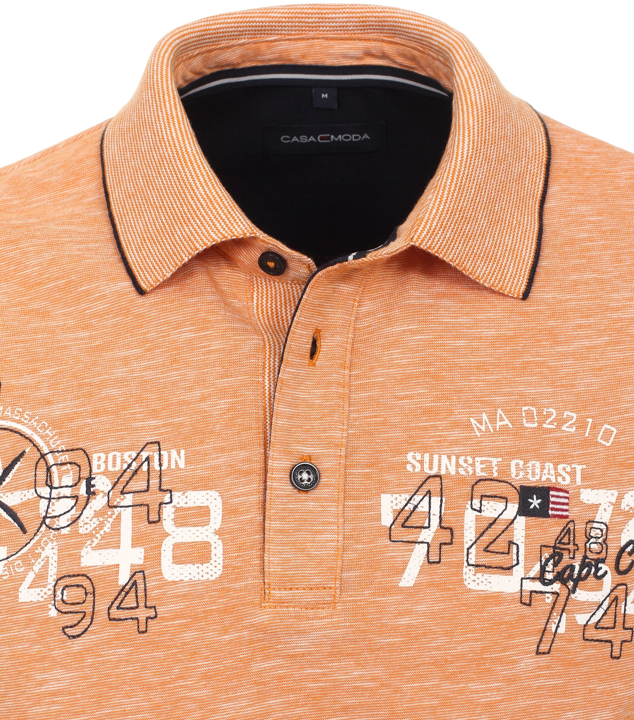 CASAMODA Poloshirt »CASAMODA Polo-Shirt Print«