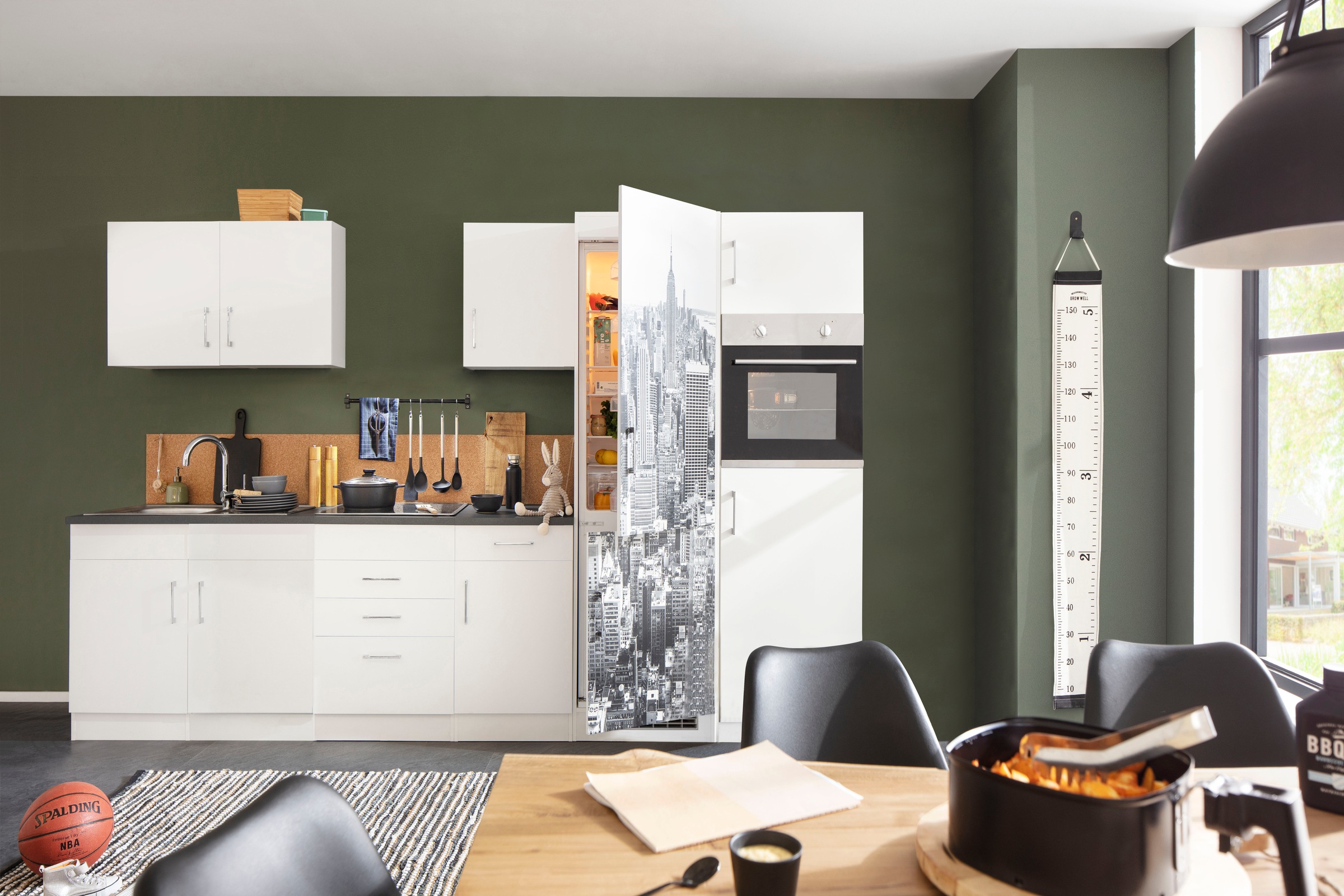 KOCHSTATION Küchenzeile "KS-Paris – Küchen mit einzigartigen Fotomotiven au günstig online kaufen