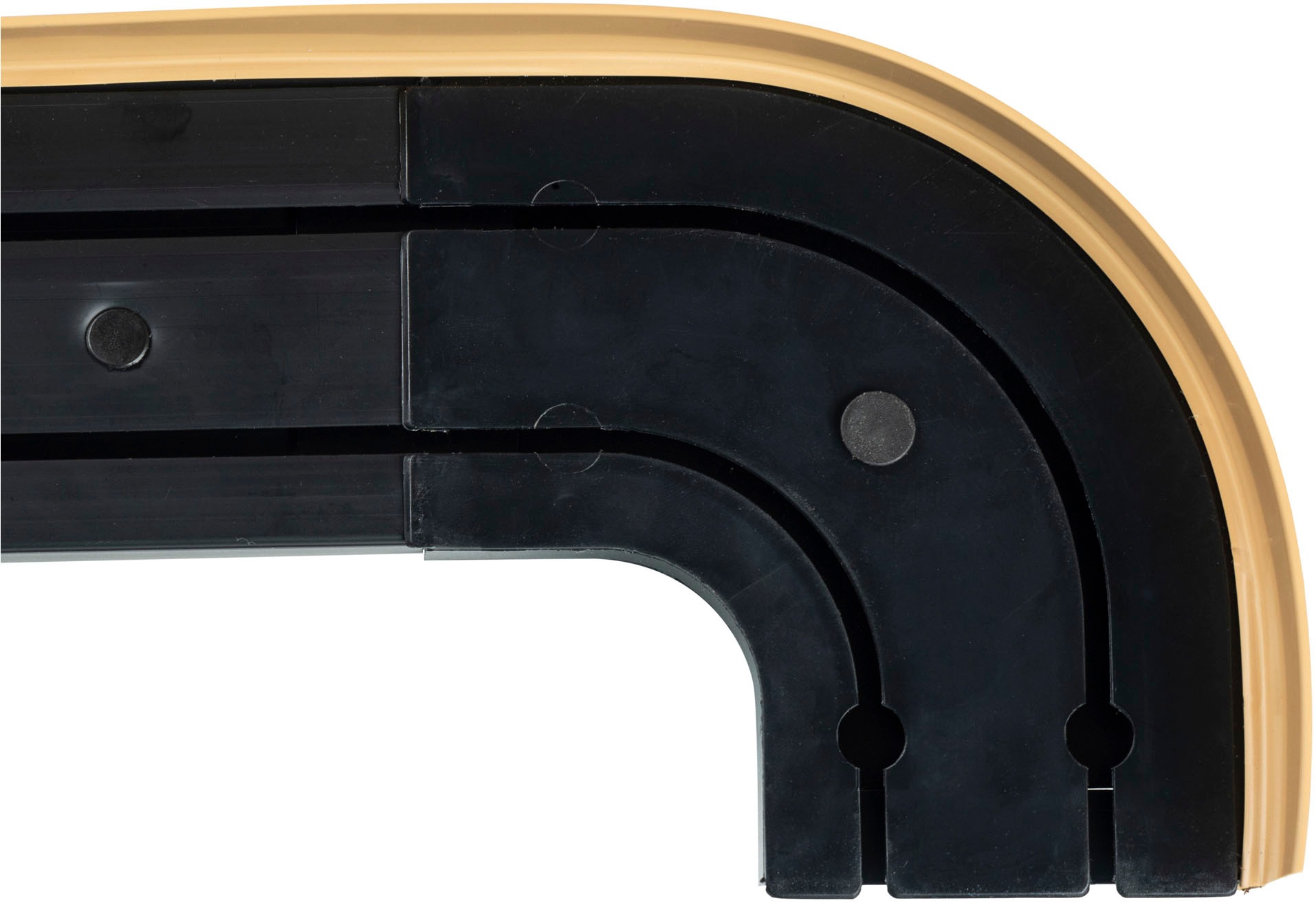 SN DECO GROUP Gardinenschiene »SH2«, 2 läufig-läufig, Fixmaß, mit Blende 5 cm