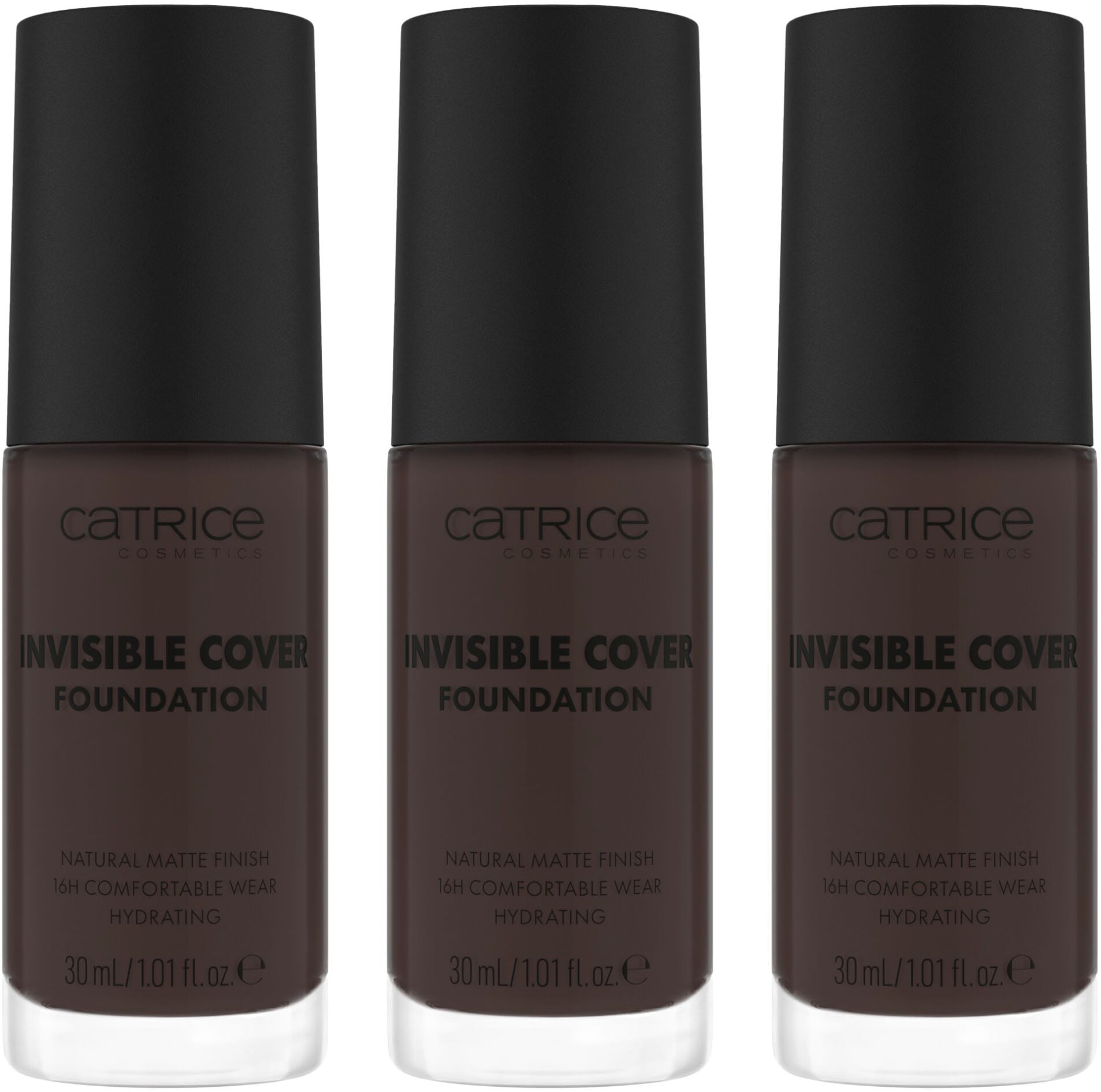 Foundation »Invisible Cover Foundation«, (Set, 3 tlg.)