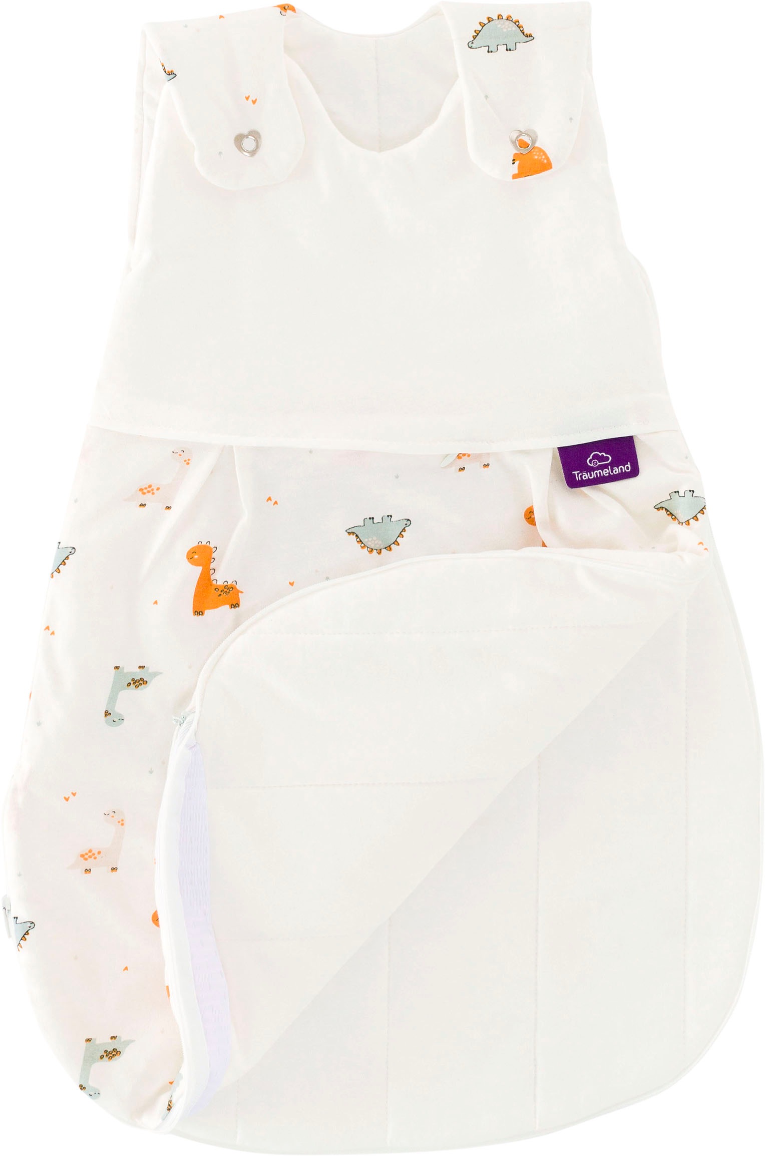 Träumeland Babyschlafsack »Außenschlafsack LIEBMICH, Design Dinolino«, (1 tlg.)