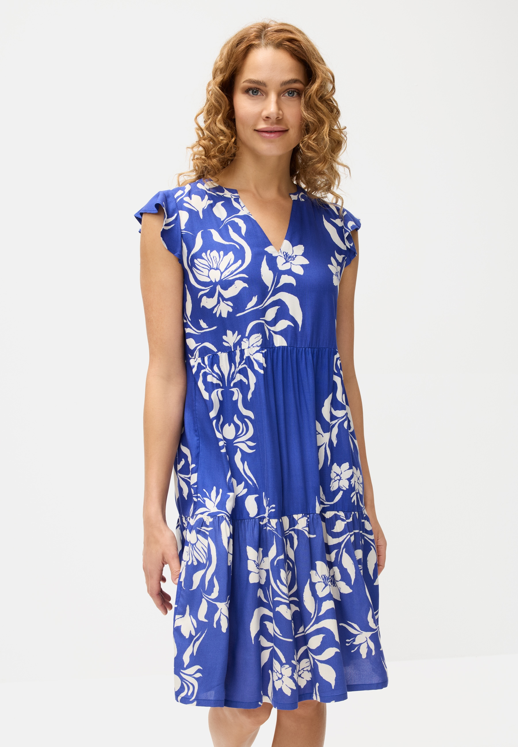 LASCANA Sommerkleid, mit Volants günstig online kaufen