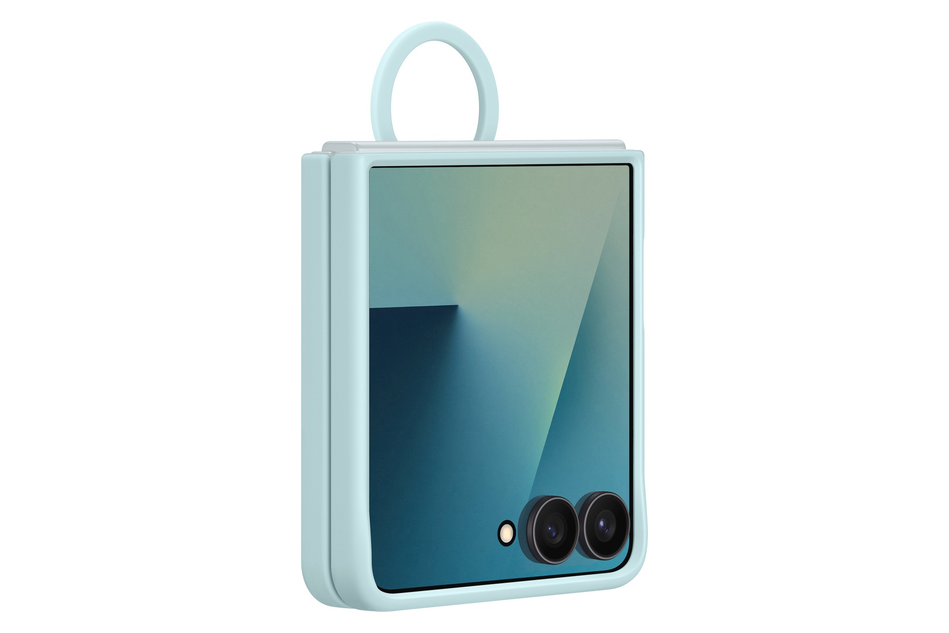 Samsung Handyhülle »Ring Case (Silicone) für Samsung Galaxy Z Flip7«, Samsung Galaxy Z Flip7, Backcover, Schutzhülle, Handyschutzhülle, Case, Schutzcase, stoßfest
