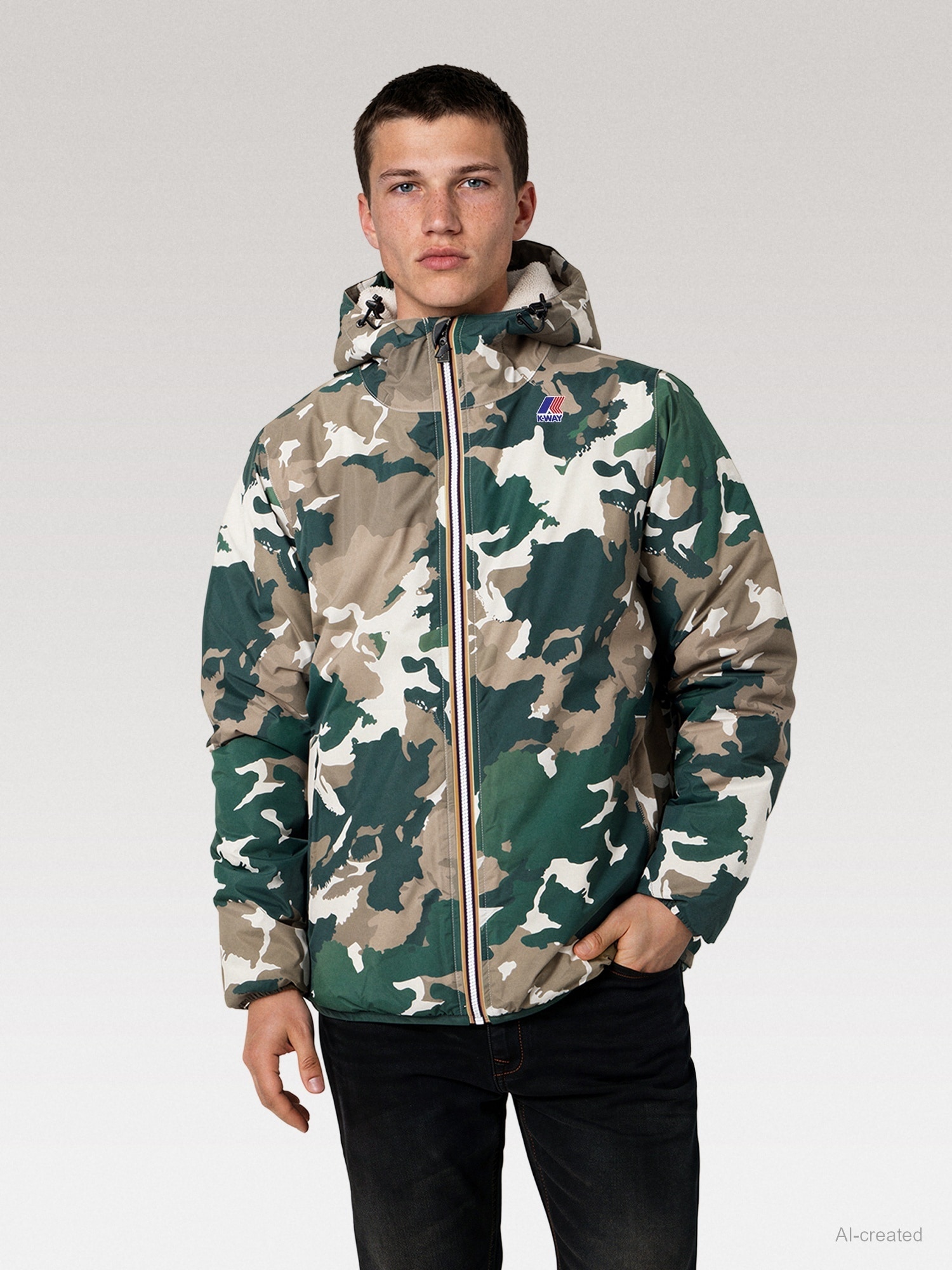 K-WAY Funktionsjacke »K-Way Funktionsjacke CLAUDE ORSETTO GRAPHIC«