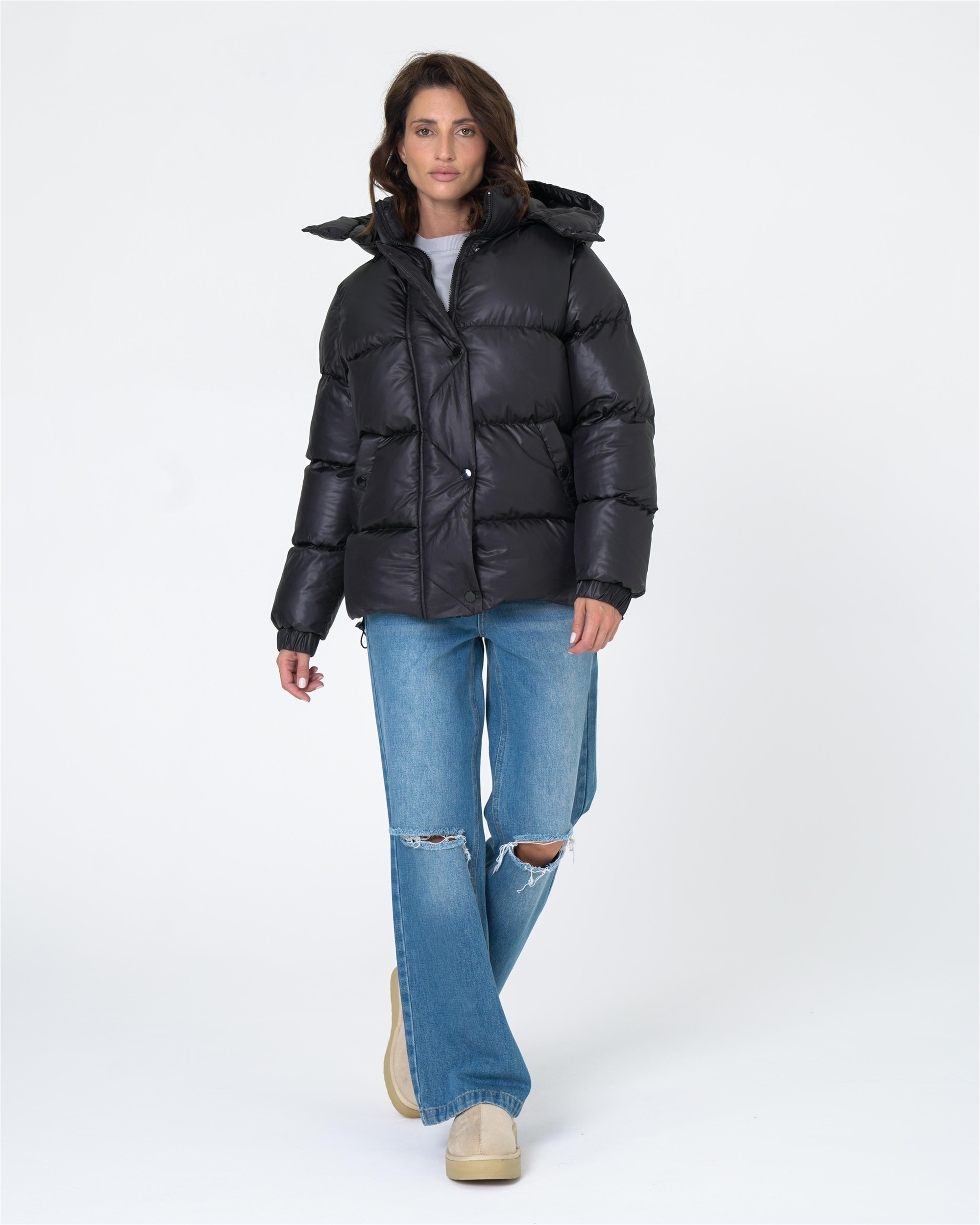 freshlions Steppjacke »Francisca«, mit hohem Kragen