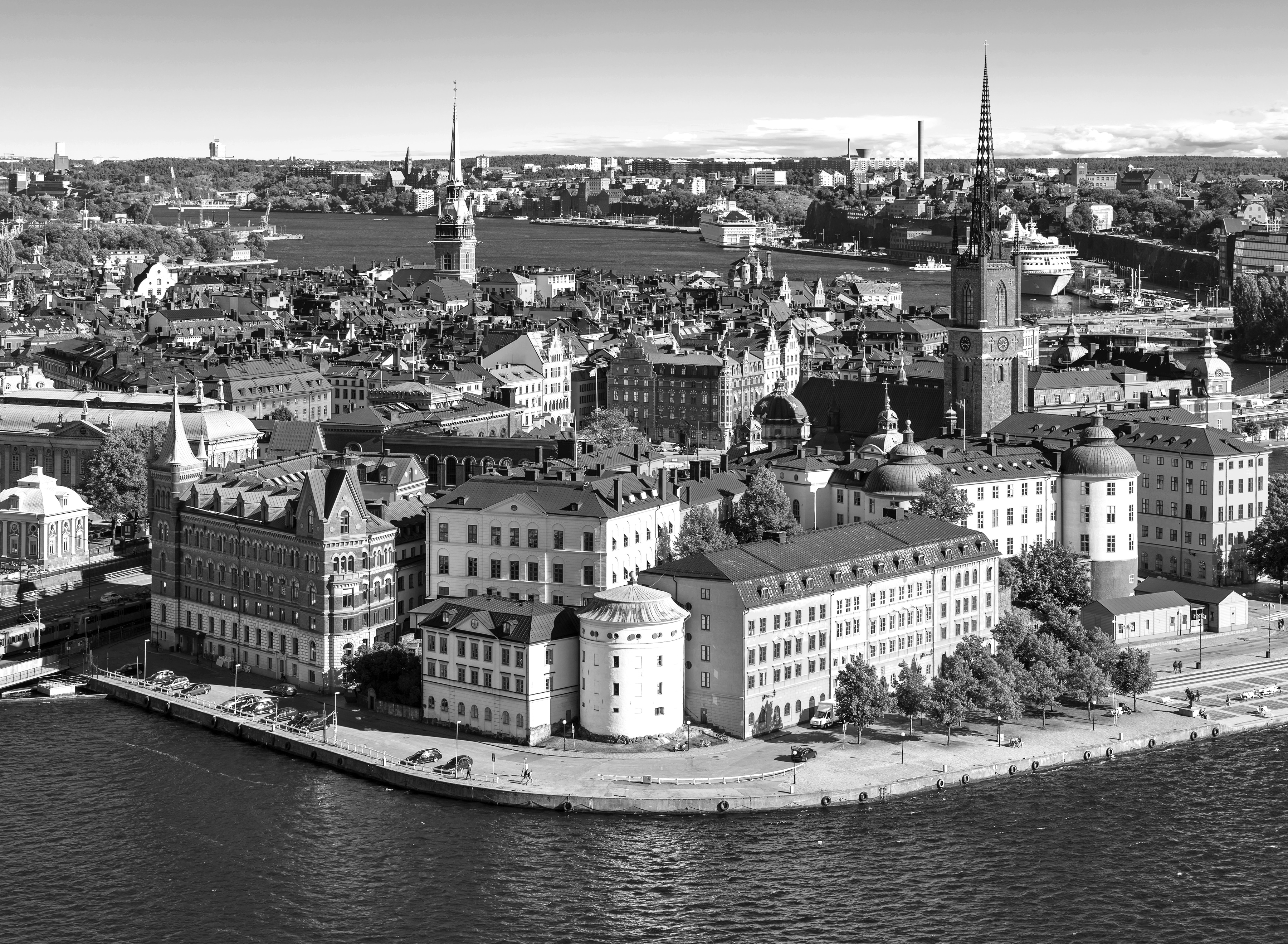 Papermoon "Stadt schwarz & weiß"