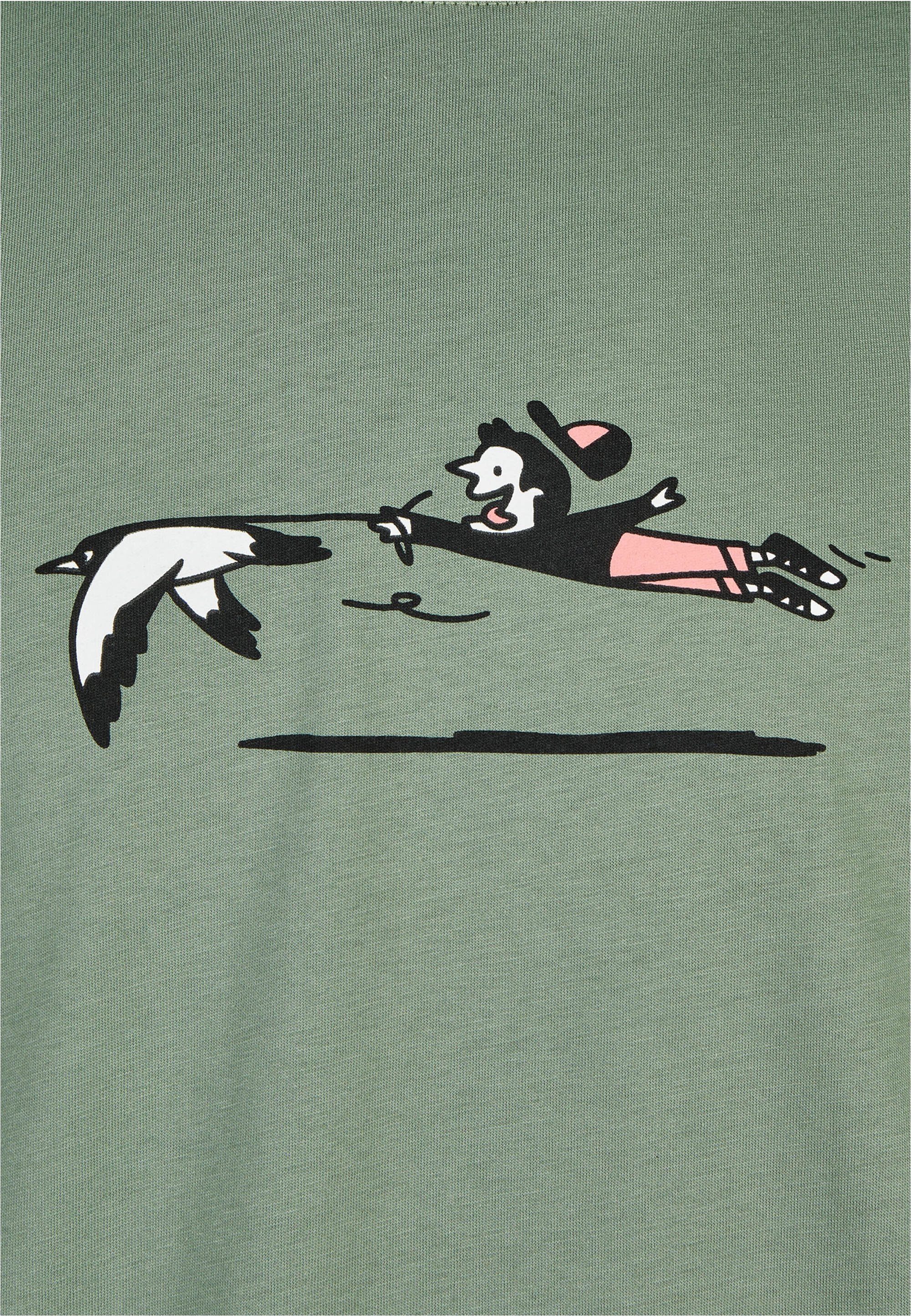 Cleptomanicx T-Shirt »Walk the Gull« mit Rundhals und Print-Motiv