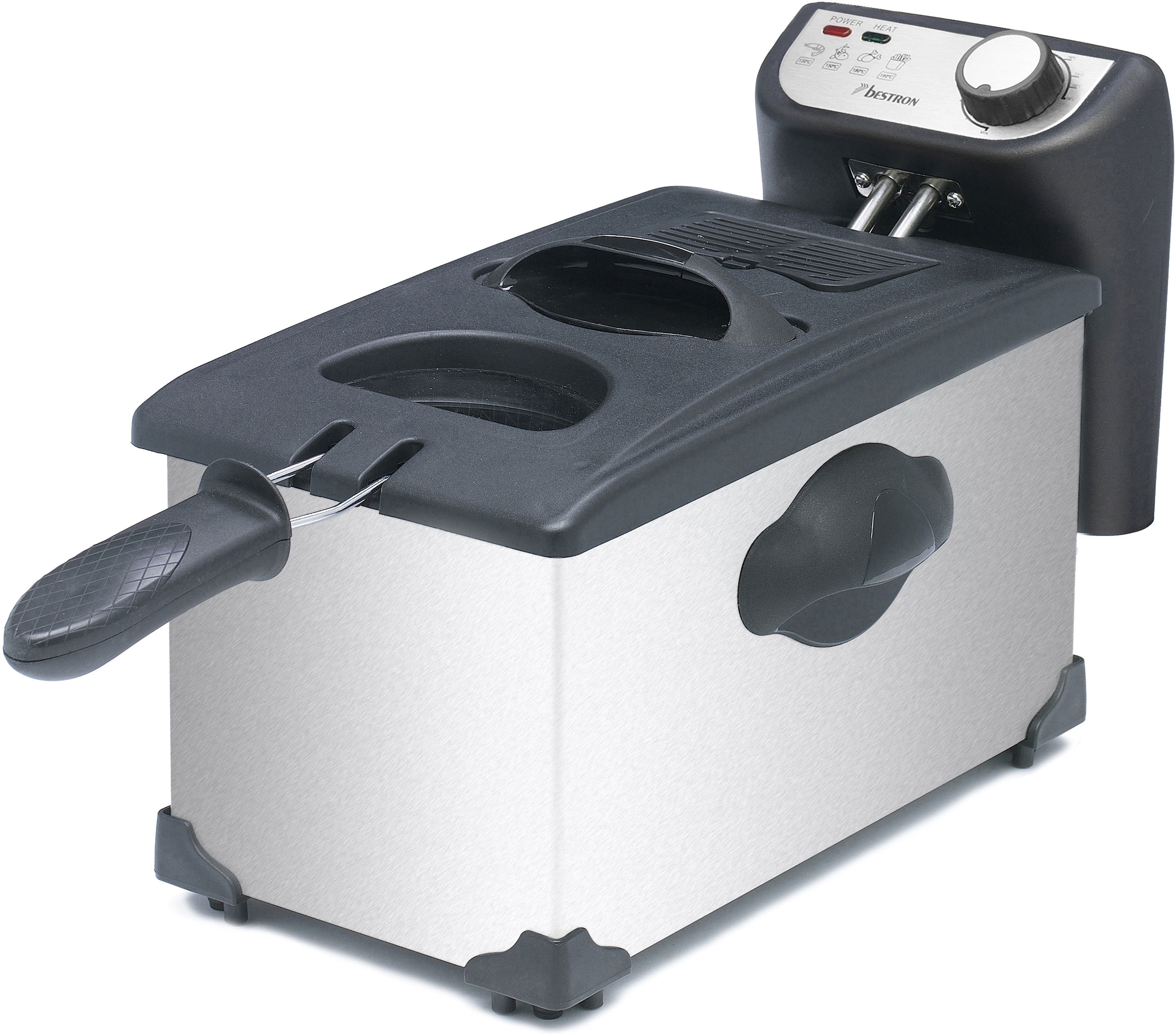bestron Fritteuse »AF351« 2000 W 1 kg 35 L Kal...
