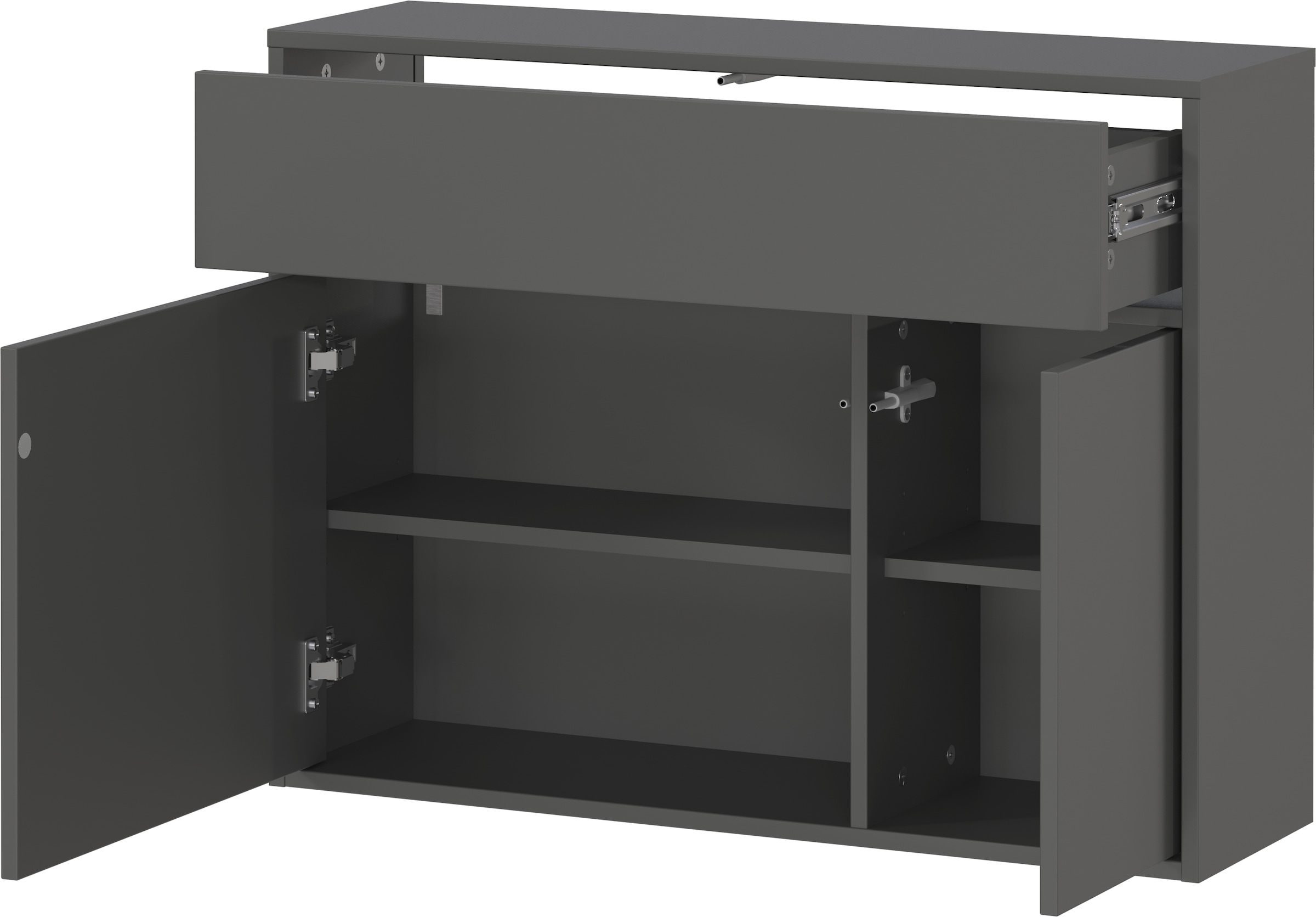 GERMANIA Garderoben-Set »GW-Ameca 2.0«, (2 St.), Garderoben-Set:Mehrzweckschrank und Spiegel
