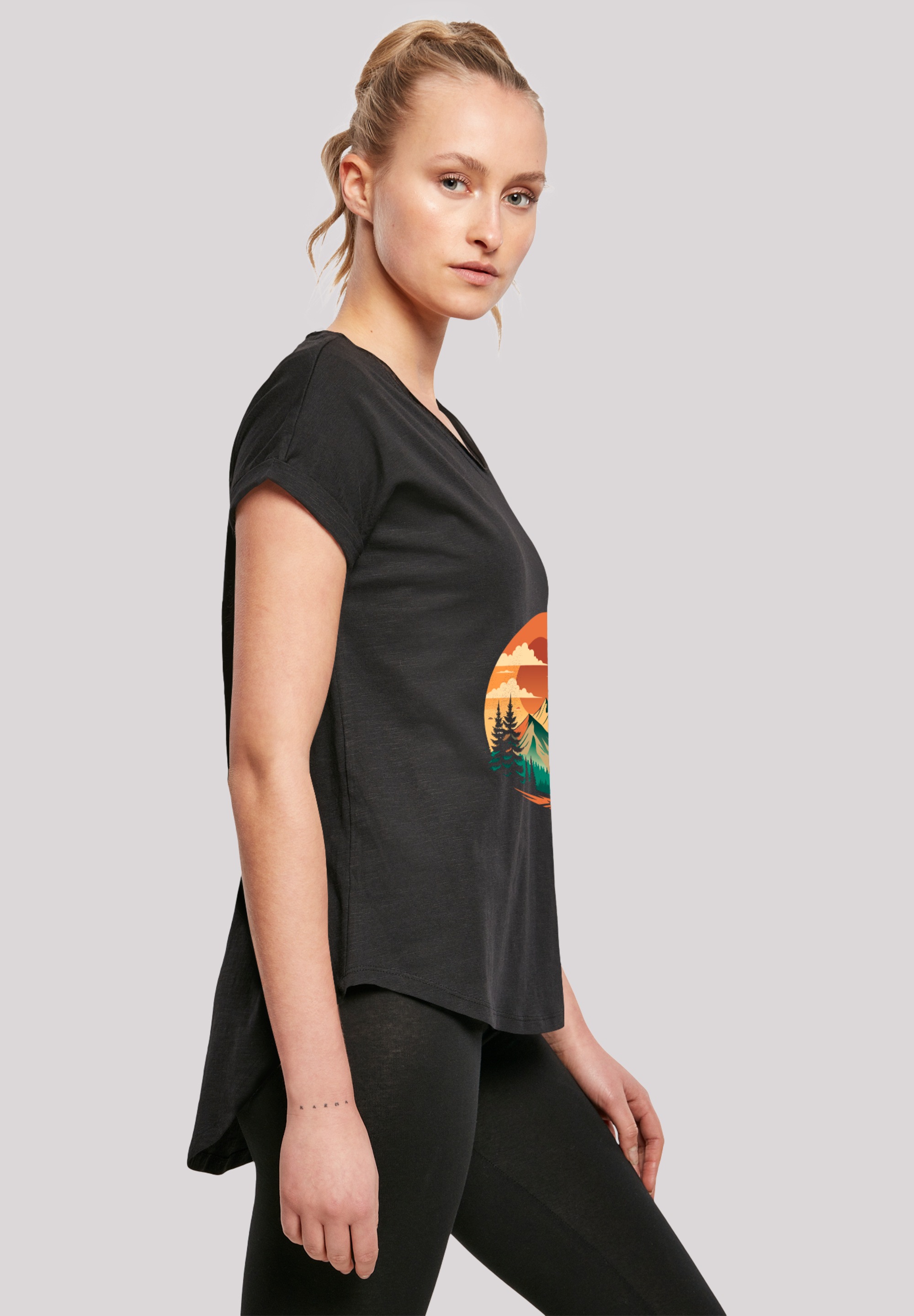 F4NT4STIC »Sonnenuntergang Berglandschaft« Premium Qualität