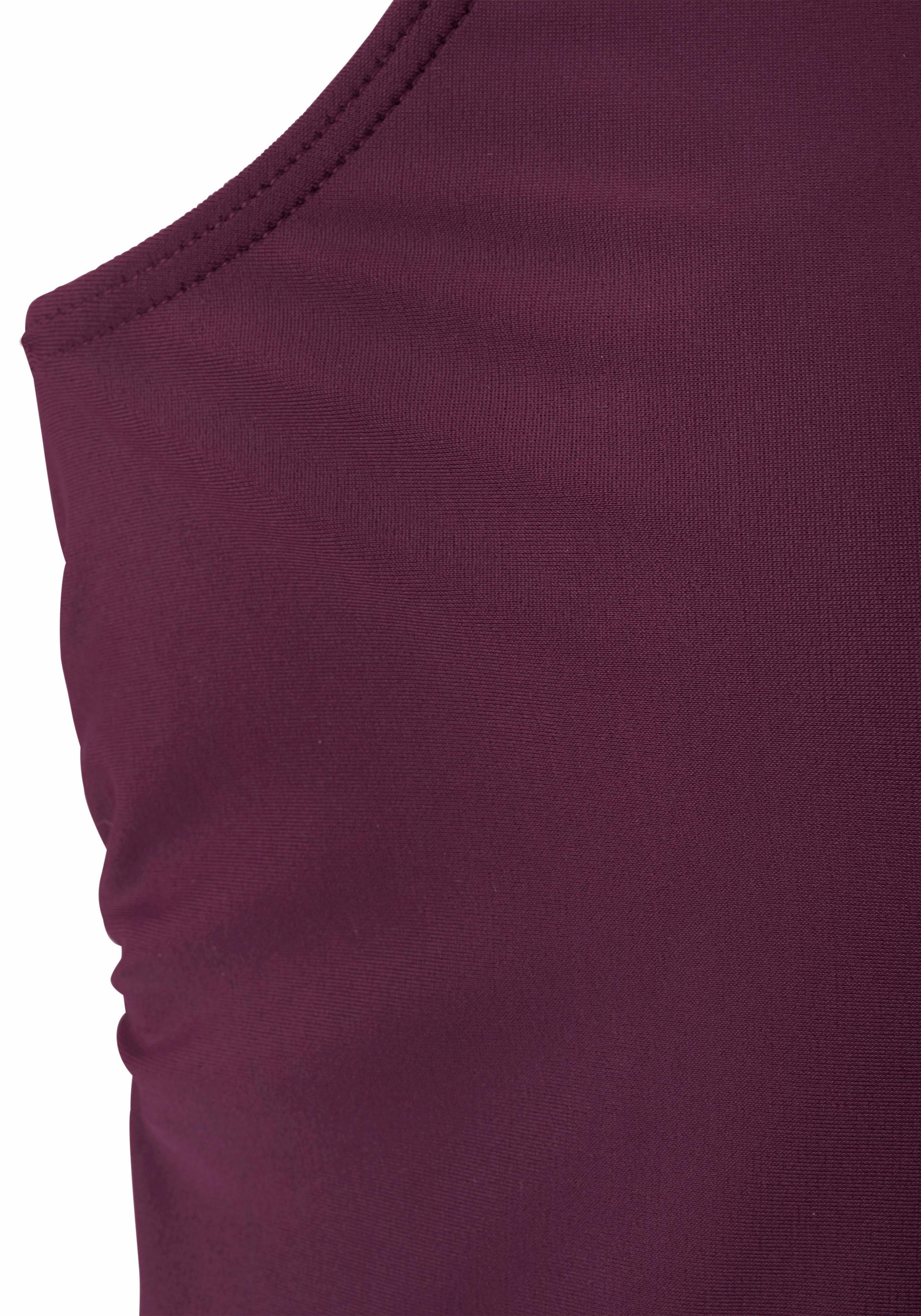 LASCANA Bade-Shirt, mit Unterbrustgummi
