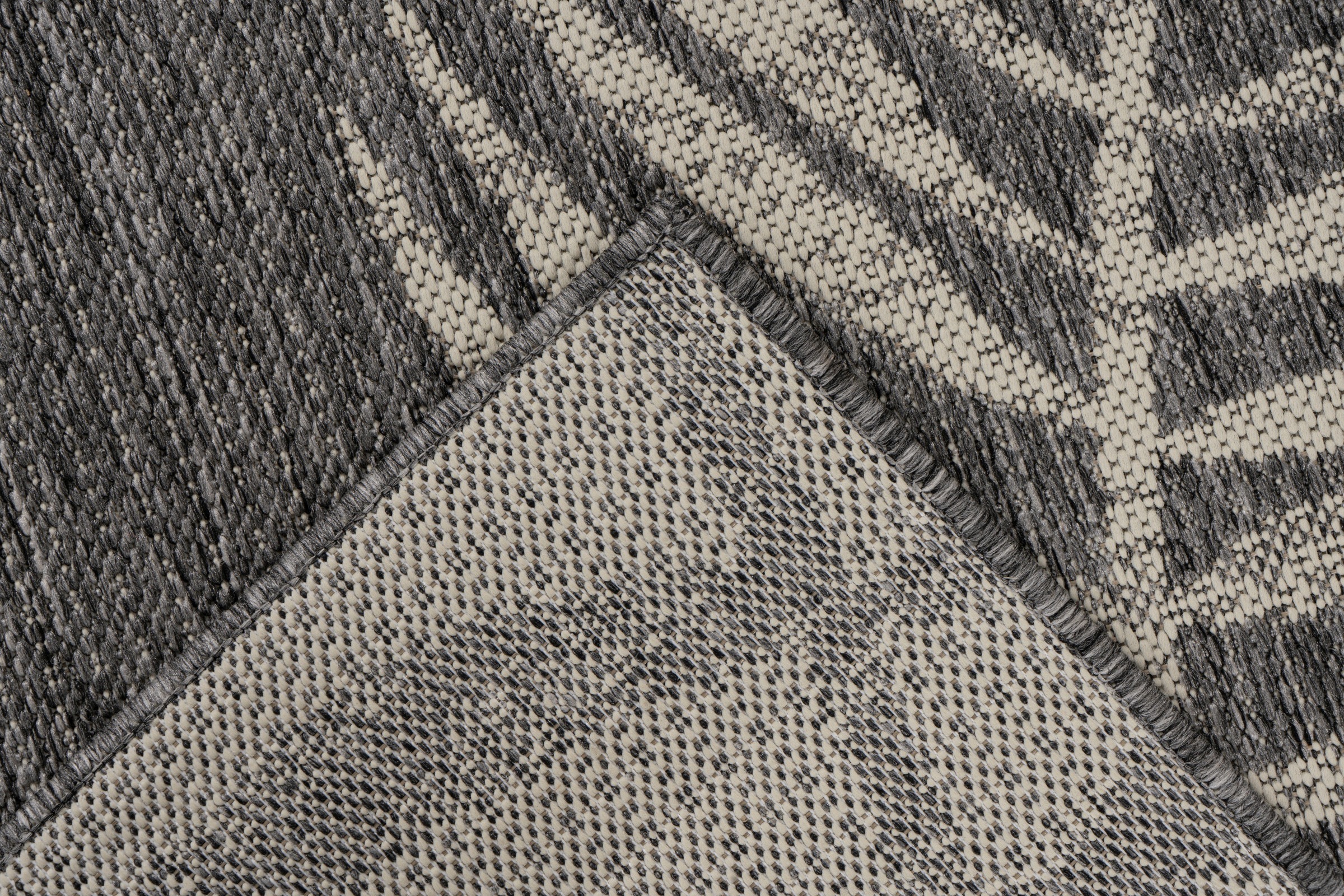 Kayoom Teppich »Nibru 725« rechteckig 5 mm Höhe Flachgewebe, In- und Outdoor geeignet, schnell trocknend, floral