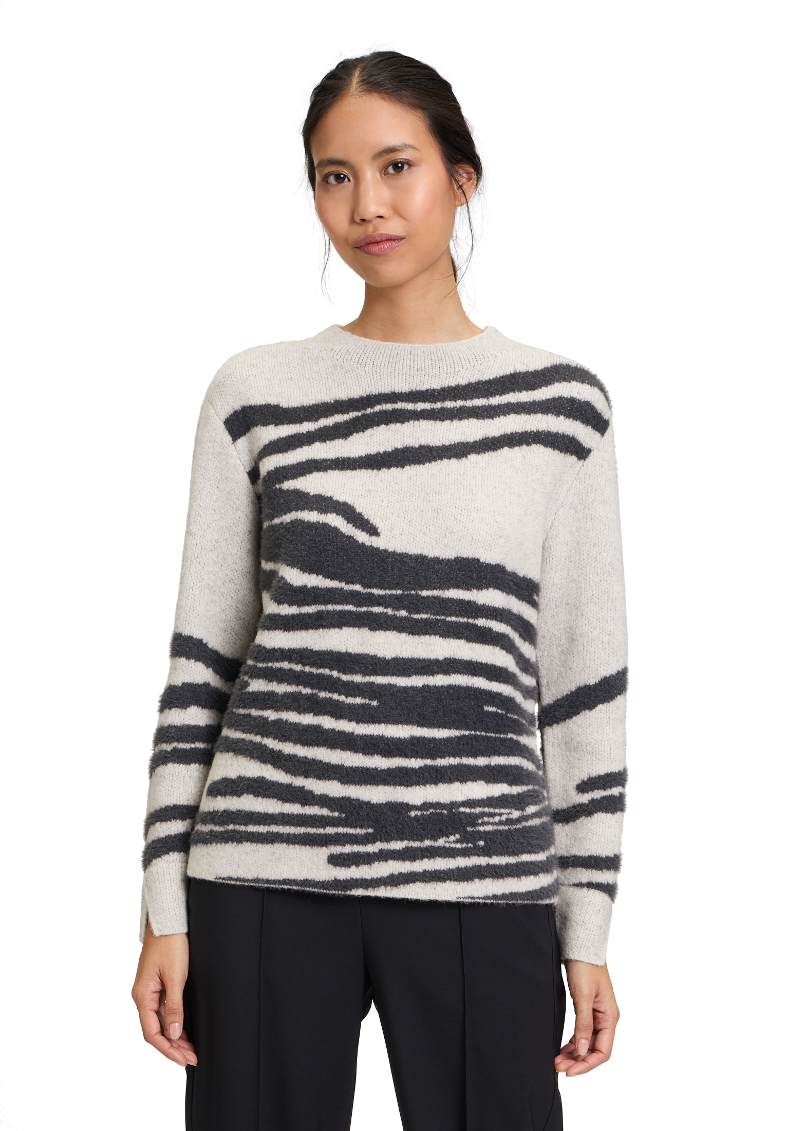Betty Barclay Strickpullover "Betty Barclay Damen Grobstrick-Pullover mit J günstig online kaufen