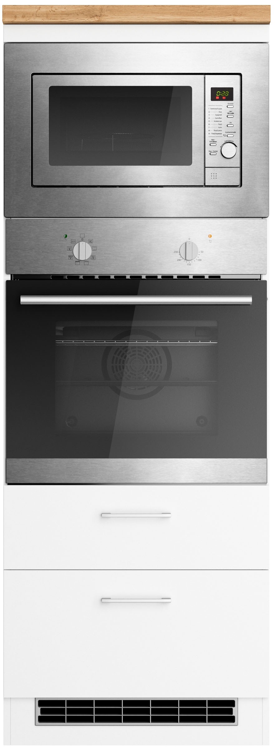 KOCHSTATION Backofenumbauschrank "KS-Milan" Mikrowellen-/Backofenkumbau 60 günstig online kaufen