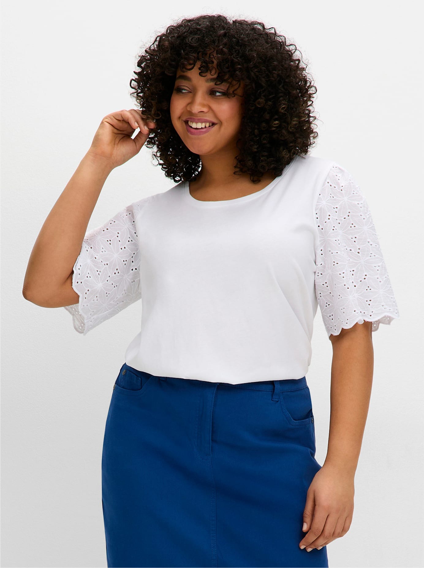 Sheego T-Shirt "T-Shirt", (1 tlg.) günstig online kaufen