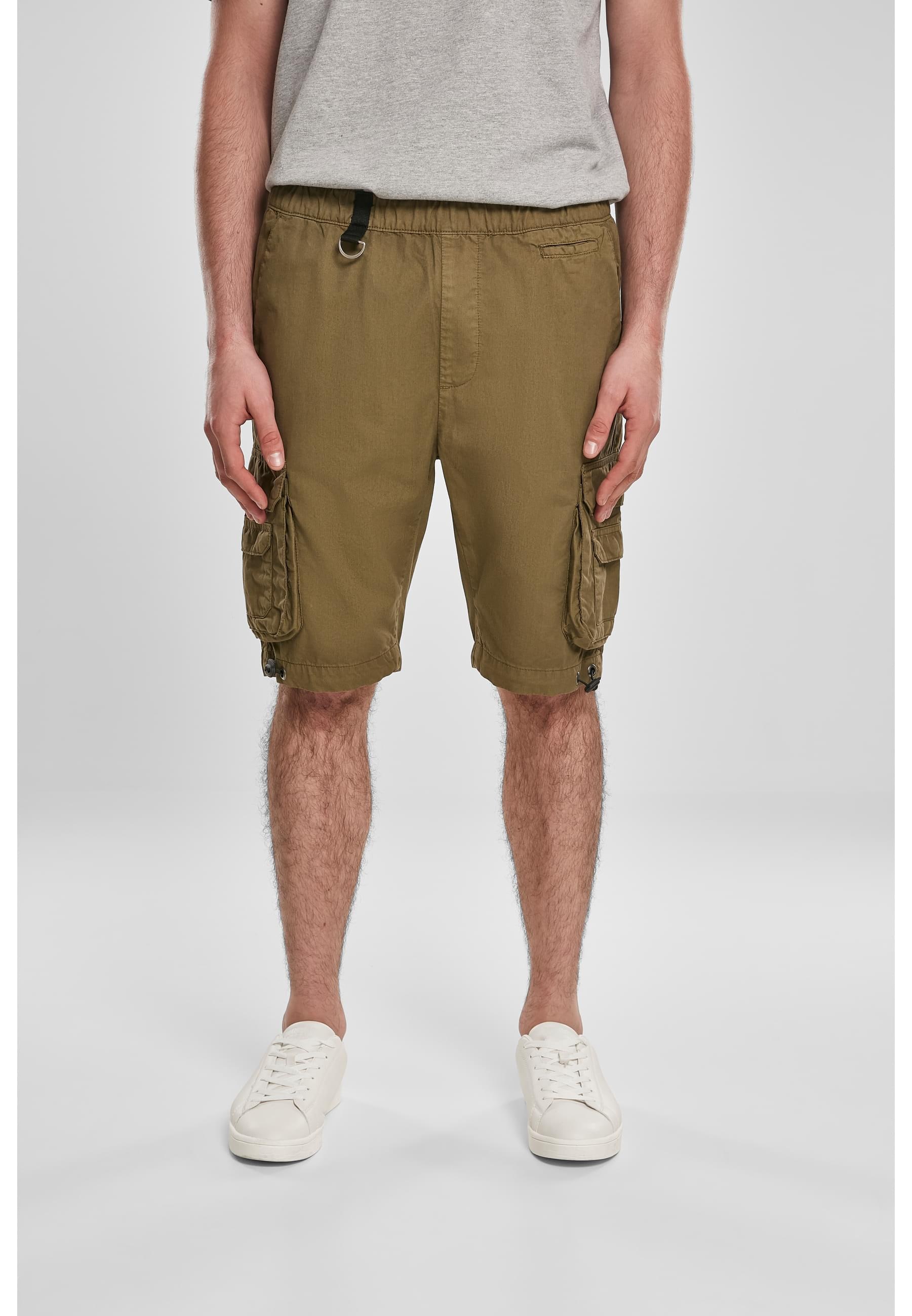 URBAN CLASSICS Stoffhose »Urban Classics Herren Double Pocket Cargo Shorts«, (1 tlg.)