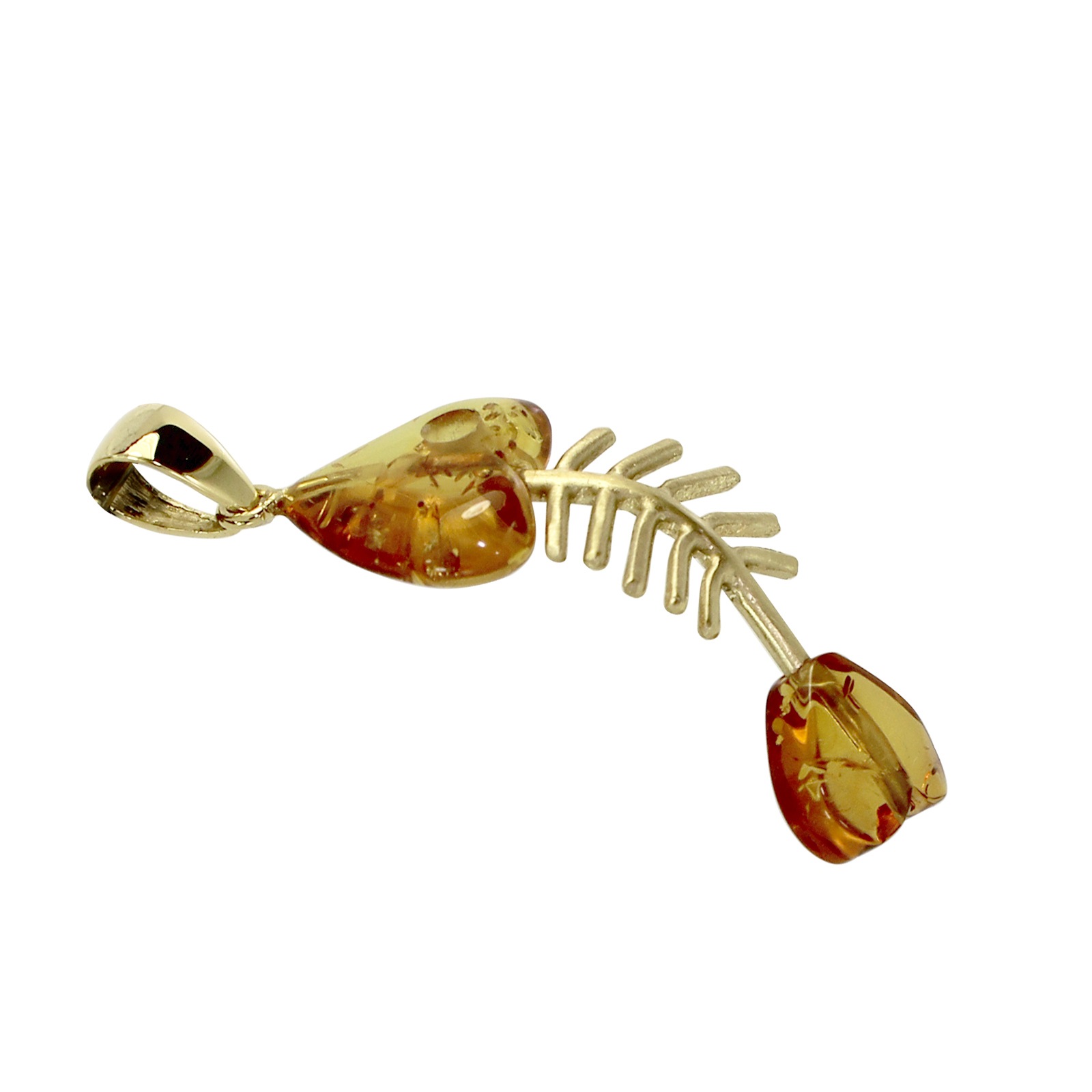OSTSEE-SCHMUCK Kettenanhänger »Ostsee-Schmuck Anhänger Fisch 35 mm Anhänger Fisch 35 mm«, (1 tlg.)