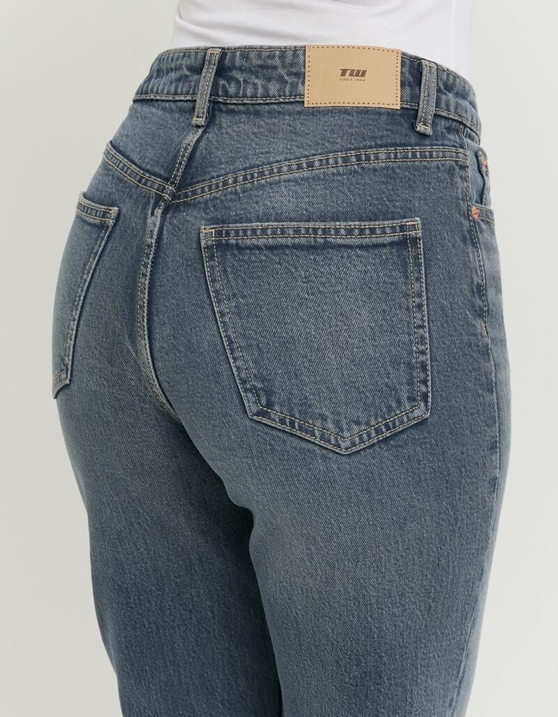 Tally Weijl High-waist-Jeans »SPADEPEPPER« Baumwollmischung, High-Waist mit geradem Beinverlauf