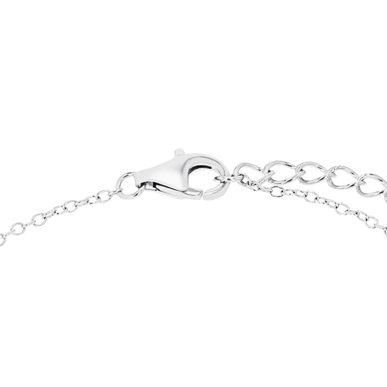 Amor Armband »Schmuck Geschenk, Kleeblatt« mit Glasstein, Zirkonia (synth.)