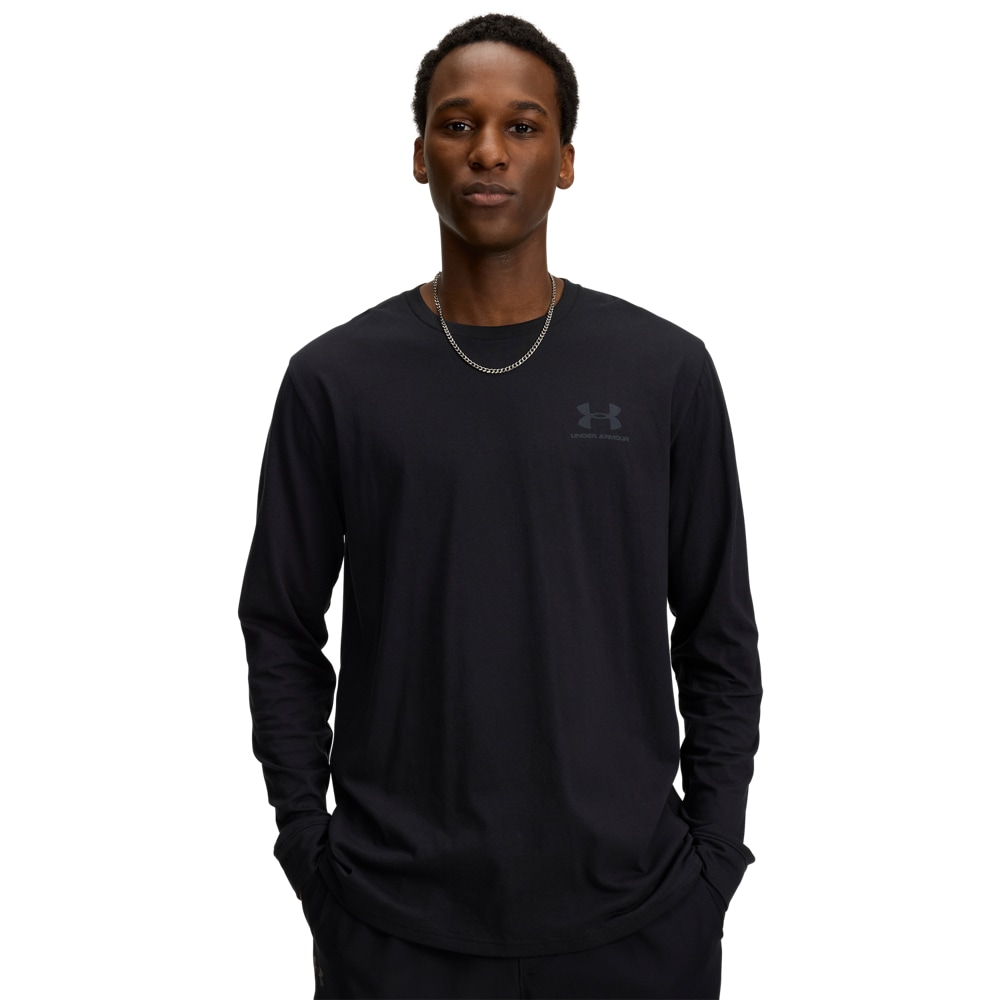 Under Armour Langarmshirt "UA SPORTSTYLE LEFT CHEST LS" Langarmshirt, aus Baumwolle und Polyester