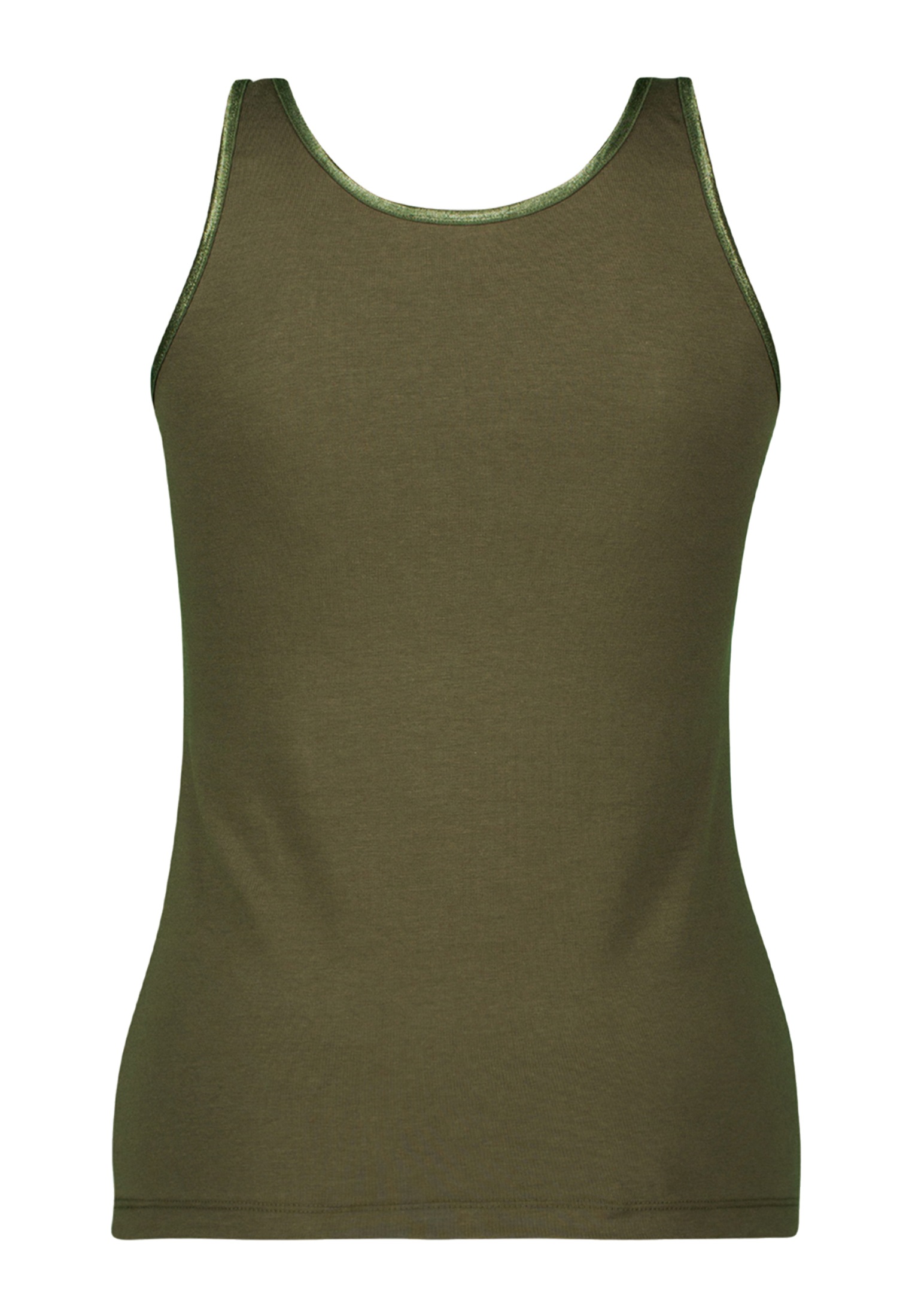 Zero T-Shirt »zero Top mit Paspel«, (1 tlg.), Plain/ohne Details