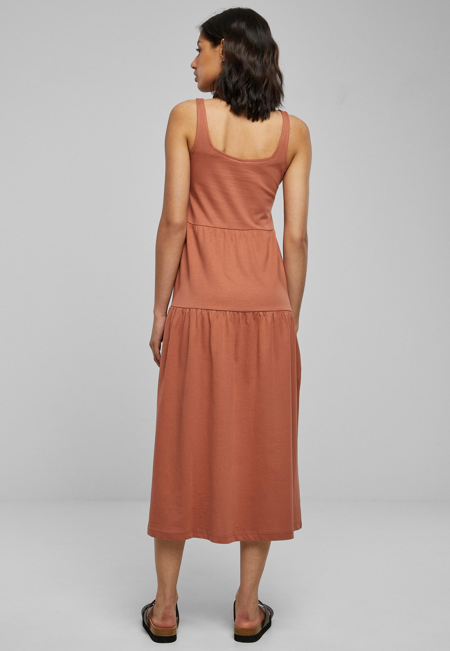 URBAN CLASSICS Shirtkleid »Urban Classics Damen Ladies 7/8 Length Valance Summer Dress«, (1 tlg.)