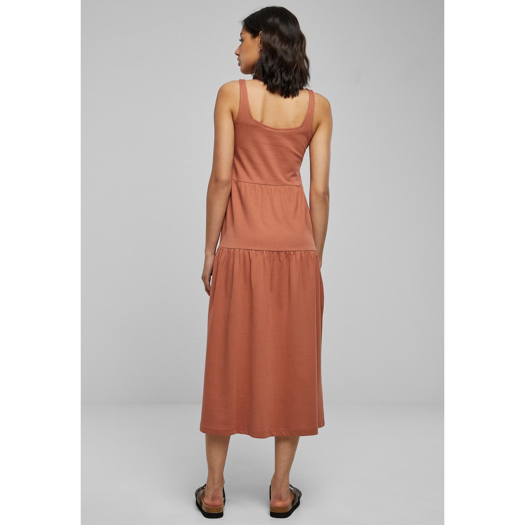 URBAN CLASSICS Shirtkleid »Urban Classics Damen Ladies 7/8 Length Valance Summer Dress«, (1 tlg.)